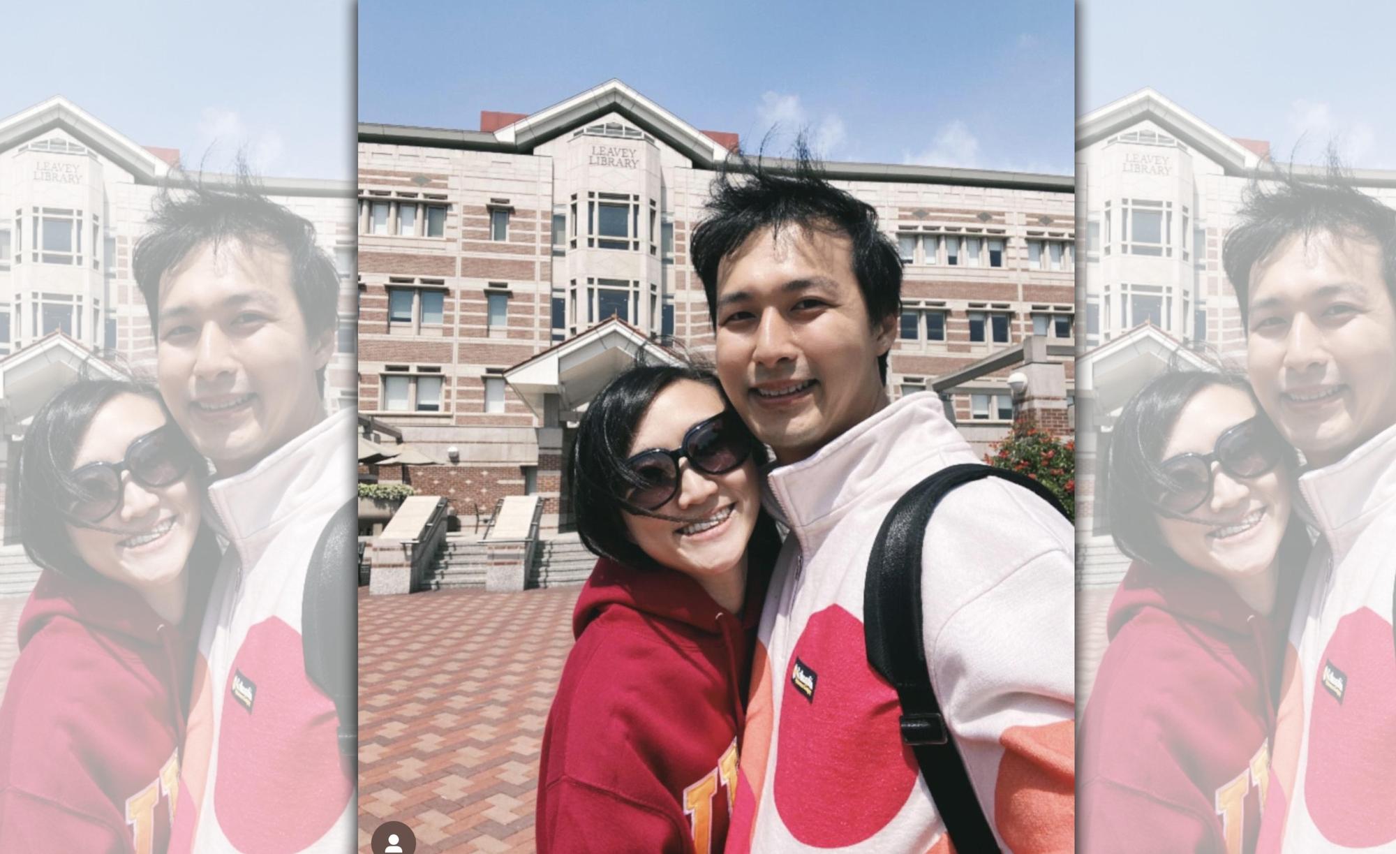 嚴爵與老婆Jessie感情甜蜜。(翻攝自嚴爵IG)