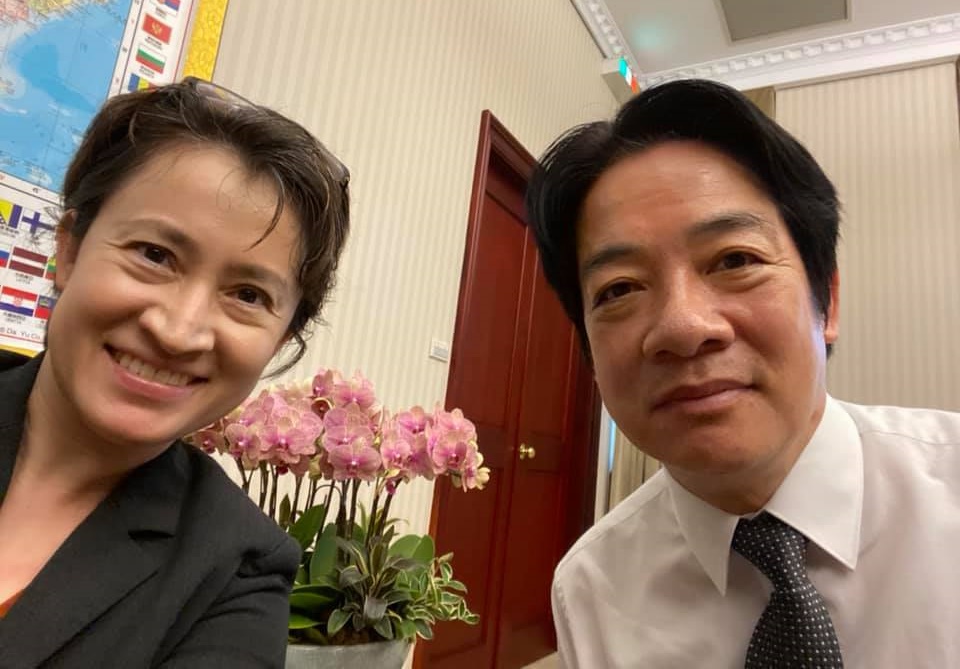 蕭美琴駁斥搭檔賴清德角逐2024大選的傳聞。（翻攝自蕭美琴臉書）