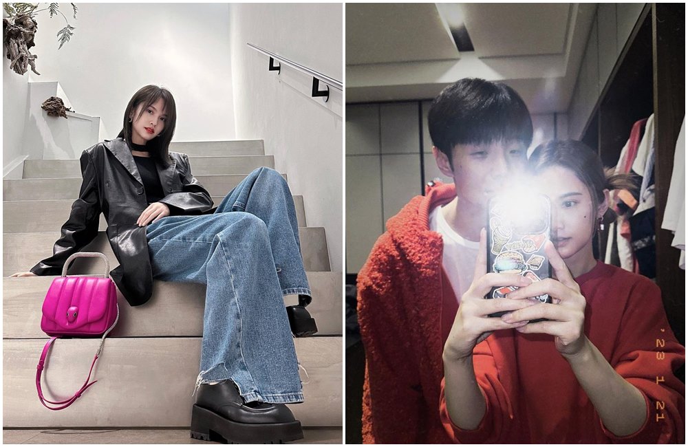 楊丞琳低調返台，老公李榮浩也相隨。（翻攝楊丞琳IG）