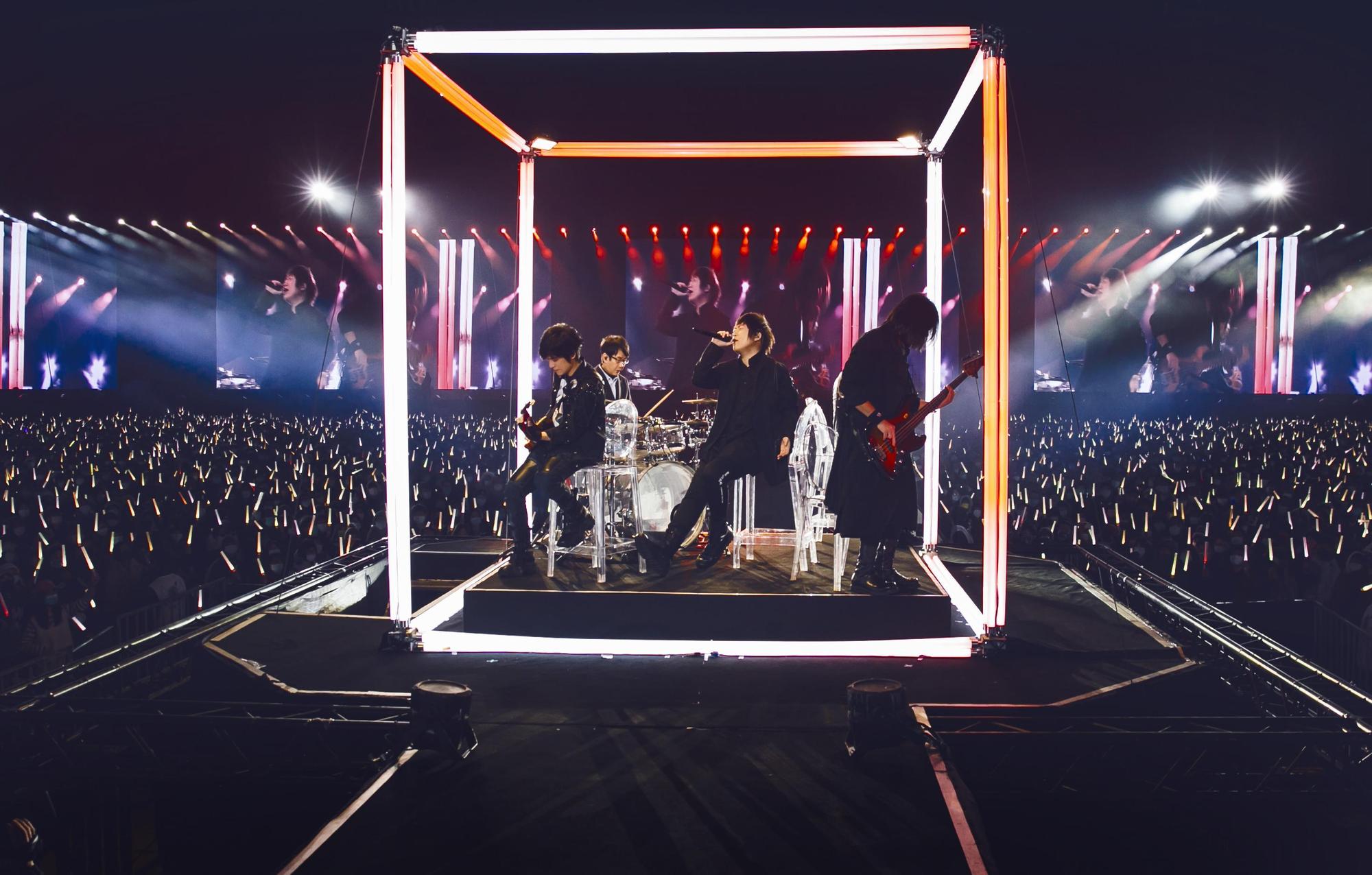 五月天「好好好想見到你演唱會」迫不及待超前4月赴約。(相信音樂)