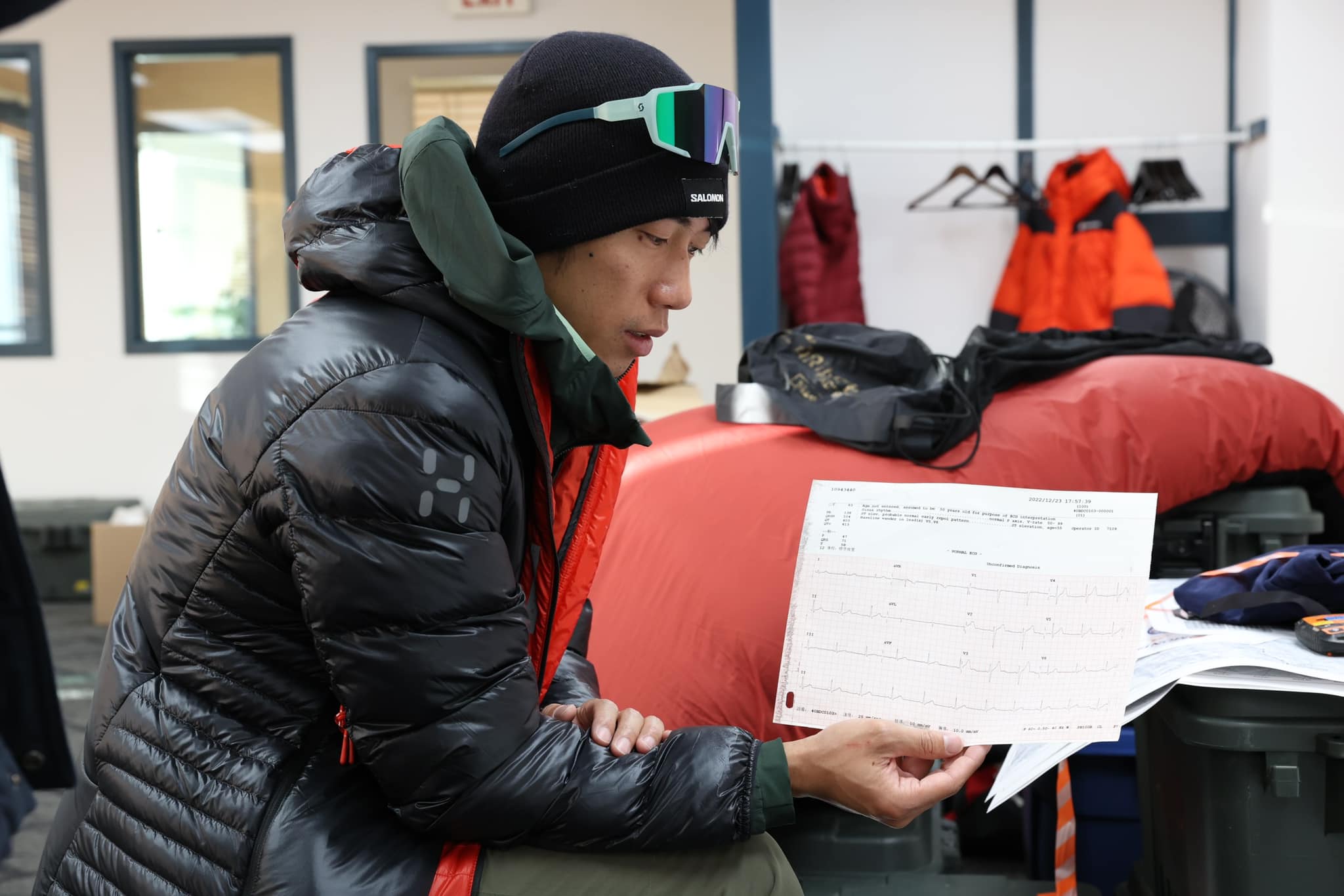 陳彥博賽前簽署「生死契約書」，並透露目前身體狀況。（翻攝自陳彥博臉書）