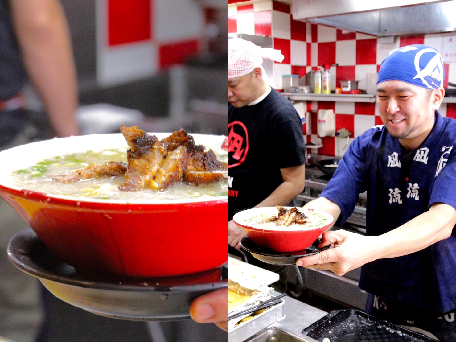 「ラーメン凪（Nagi）」推出結合台灣小吃的蚵仔煎口味豚骨拉麵。