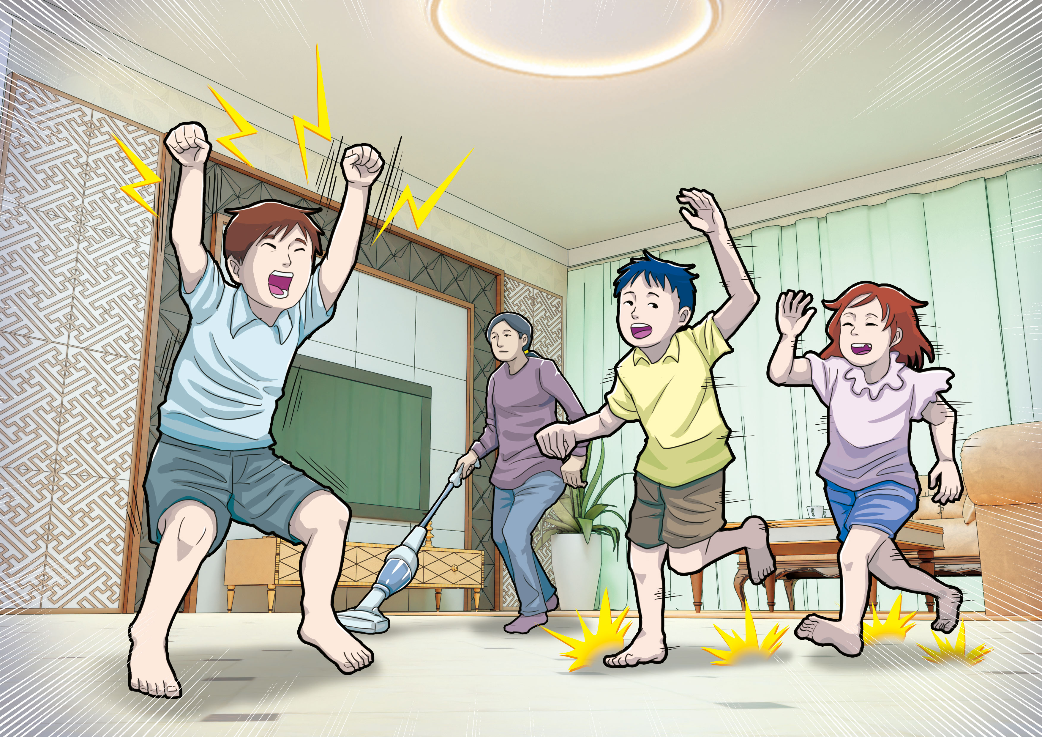 隋棠夫妻遭鄰居指控放任子女在清晨及深夜奔跑、嬉鬧，令人不堪其擾。