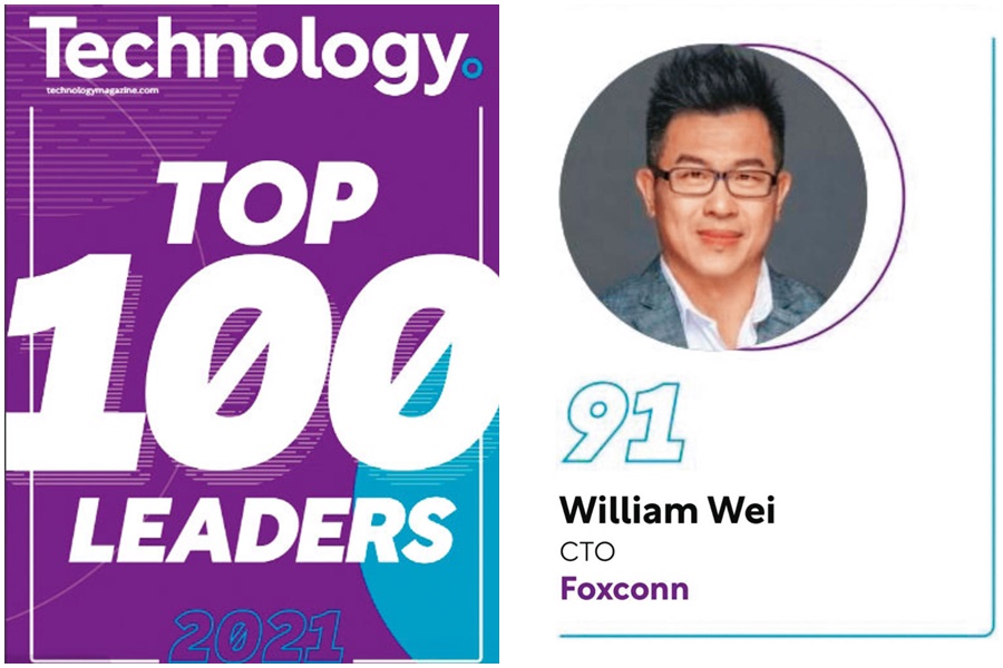 魏國章獲全球知名《Technology》雜誌評選為2021年全球前100位科技領袖人物,名列第91名,影響力不容小覷。(讀者提供)