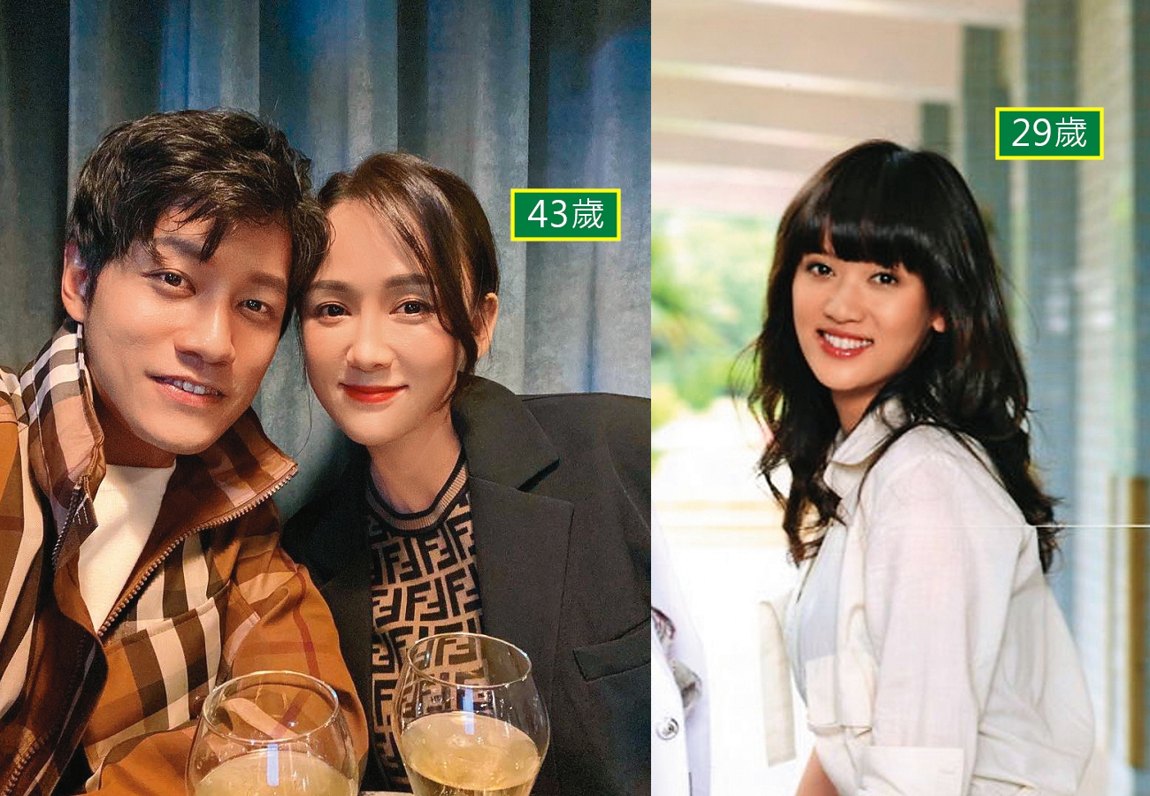 小姐妳哪位？人家是憑《王子變青蛙》《命中注定我愛你》成為偶像劇一姐的陳喬恩（右）啦！去年嫁給大馬富二代曾偉昌（左）。（翻攝自百度百科、8fm881臉書）