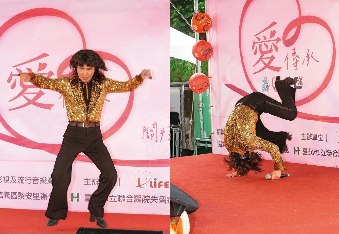 舞棍阿伯2010年在YouTube一夕爆紅,一陣子沒見的他體力依舊驚人,勁歌熱舞,請收下我的膝蓋。(跪拜)