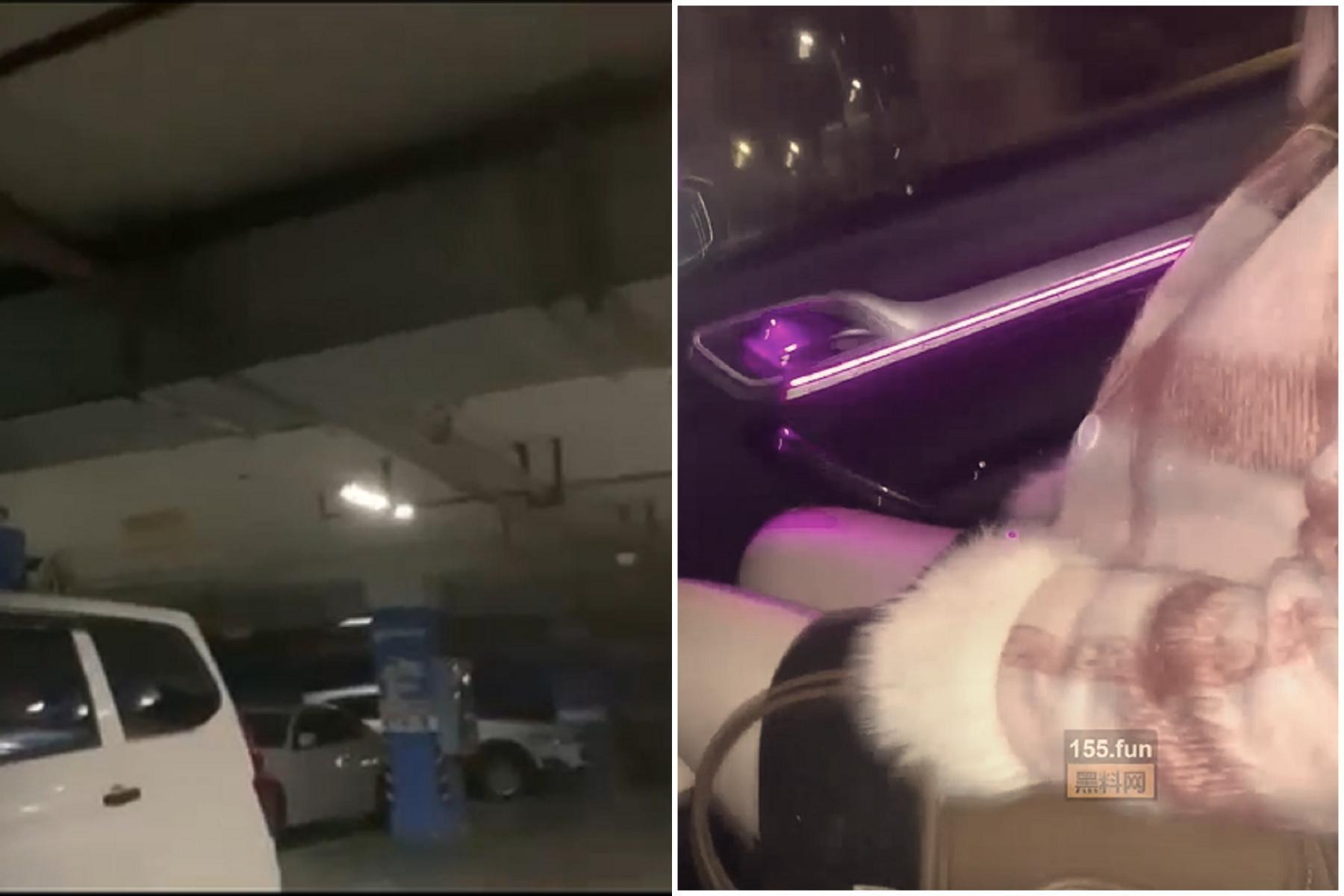 酒醉妹子慘遭撿屍，變態男偕朋友拉到停車場性侵！影像流出引公憤。（翻自《黑料不打烊》，圖片經變色處理）