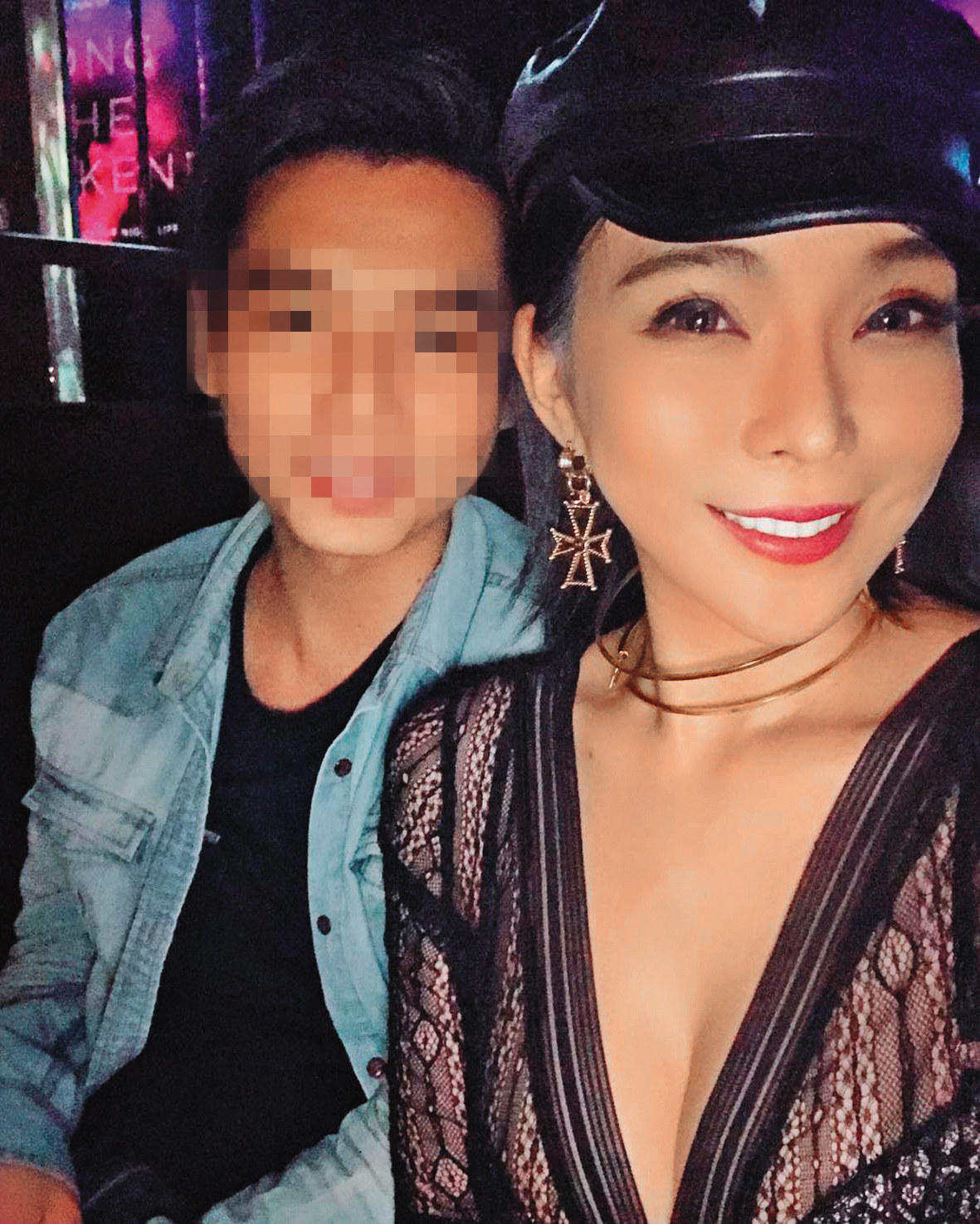 之前牛奶兒也有男友，還在IG公開，也被拍過手牽手一起回家的畫面。（翻攝自牛奶兒IG）
