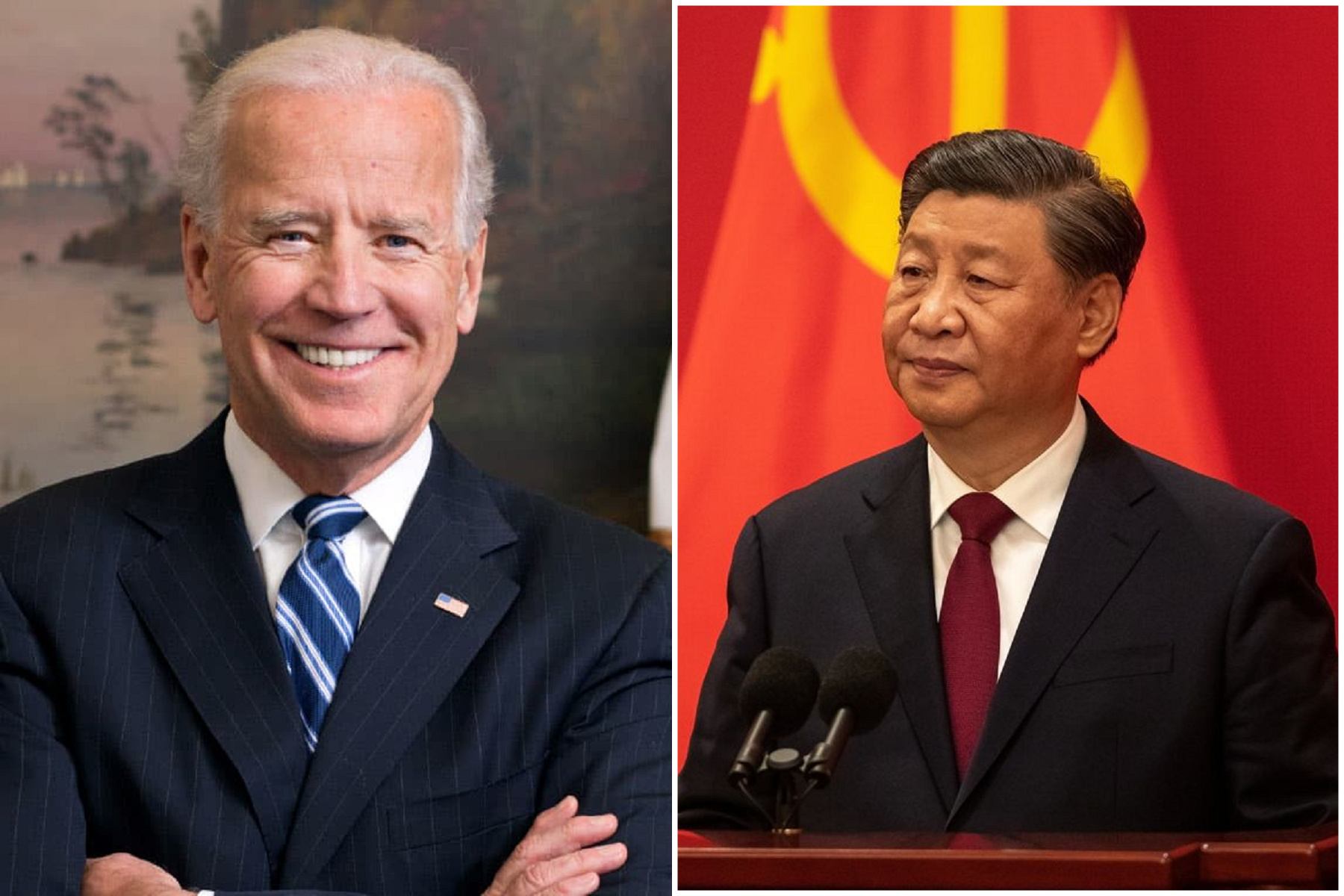 拜登國情咨文嗆習近平「世上有哪個領袖要跟他換位？」。（翻自推特）