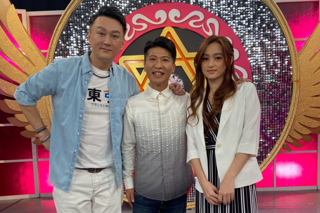 方順吉的前妻公開離婚原因，她過往的墮胎故事也再被挖出；圖為之前他們一起上《命運好好玩》的照片，左為何篤霖。（翻攝臉書）