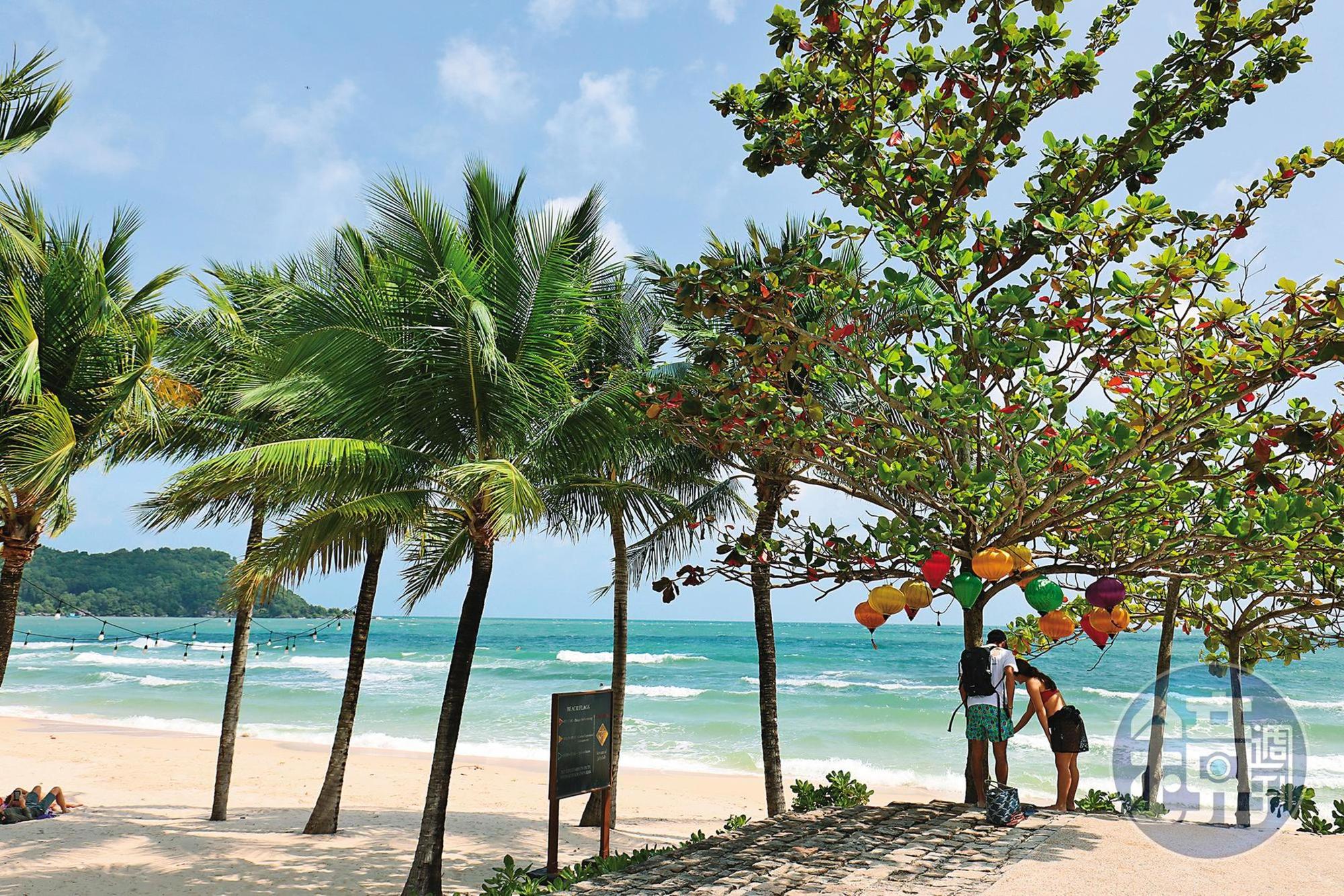 JW萬豪酒店坐擁富國島的柯瑪海灘（Khem Beach）。