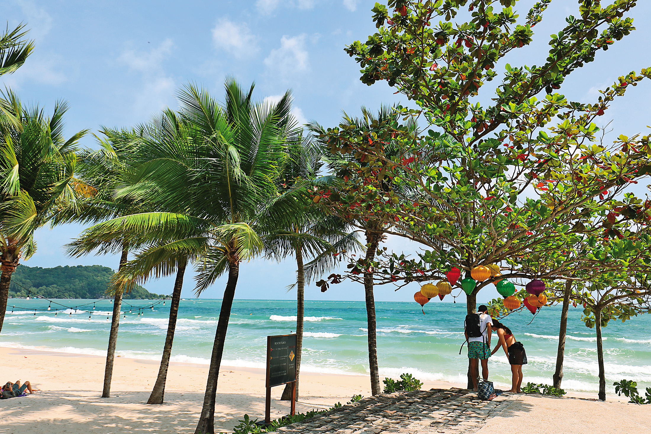 JW萬豪酒店坐擁富國島的柯瑪海灘(Khem Beach)。
