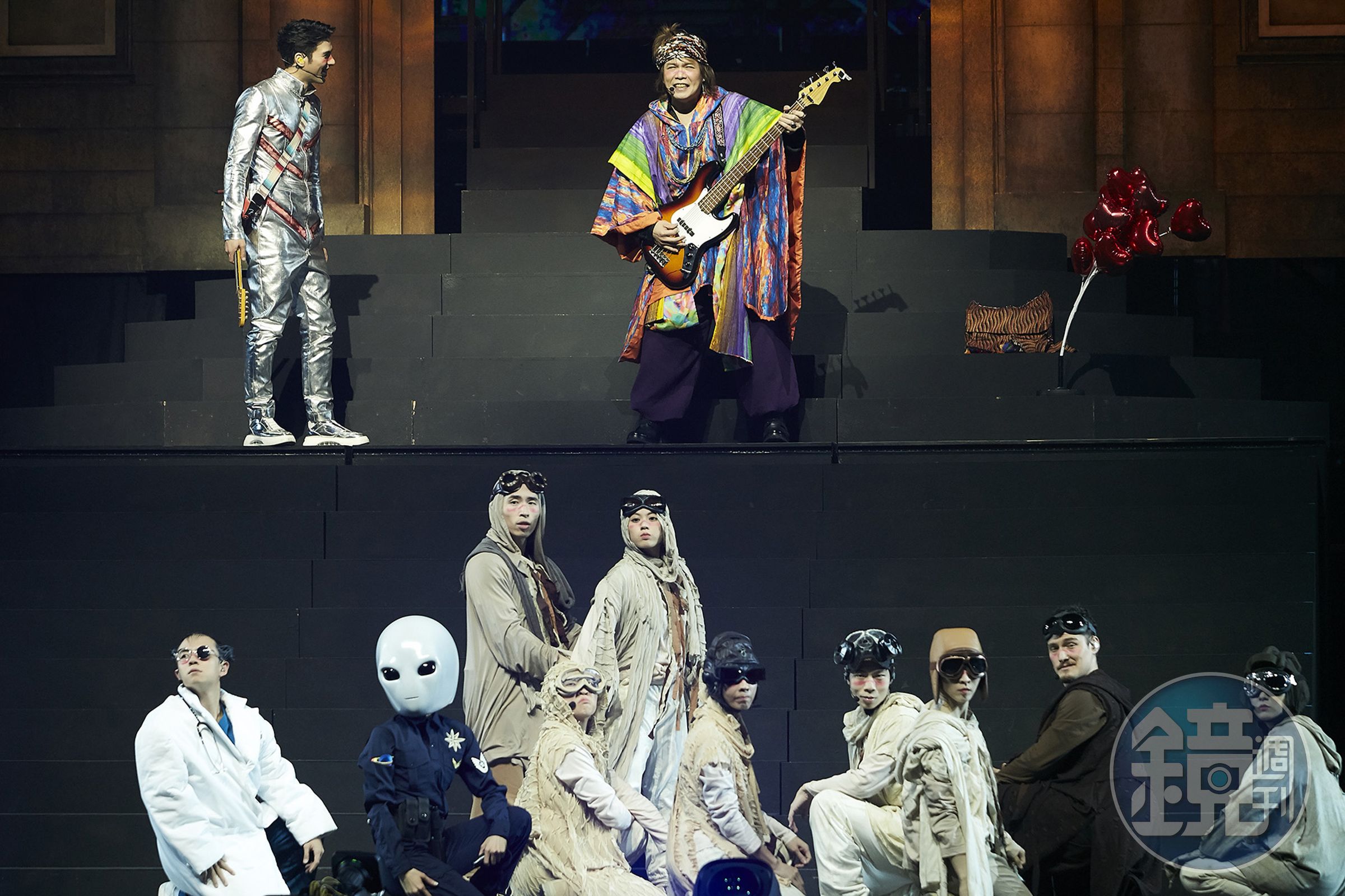 伍佰耗時3年的搖滾歌劇《成功之路》，3場首演引爆話題熱潮。（太空彈劇團提供）