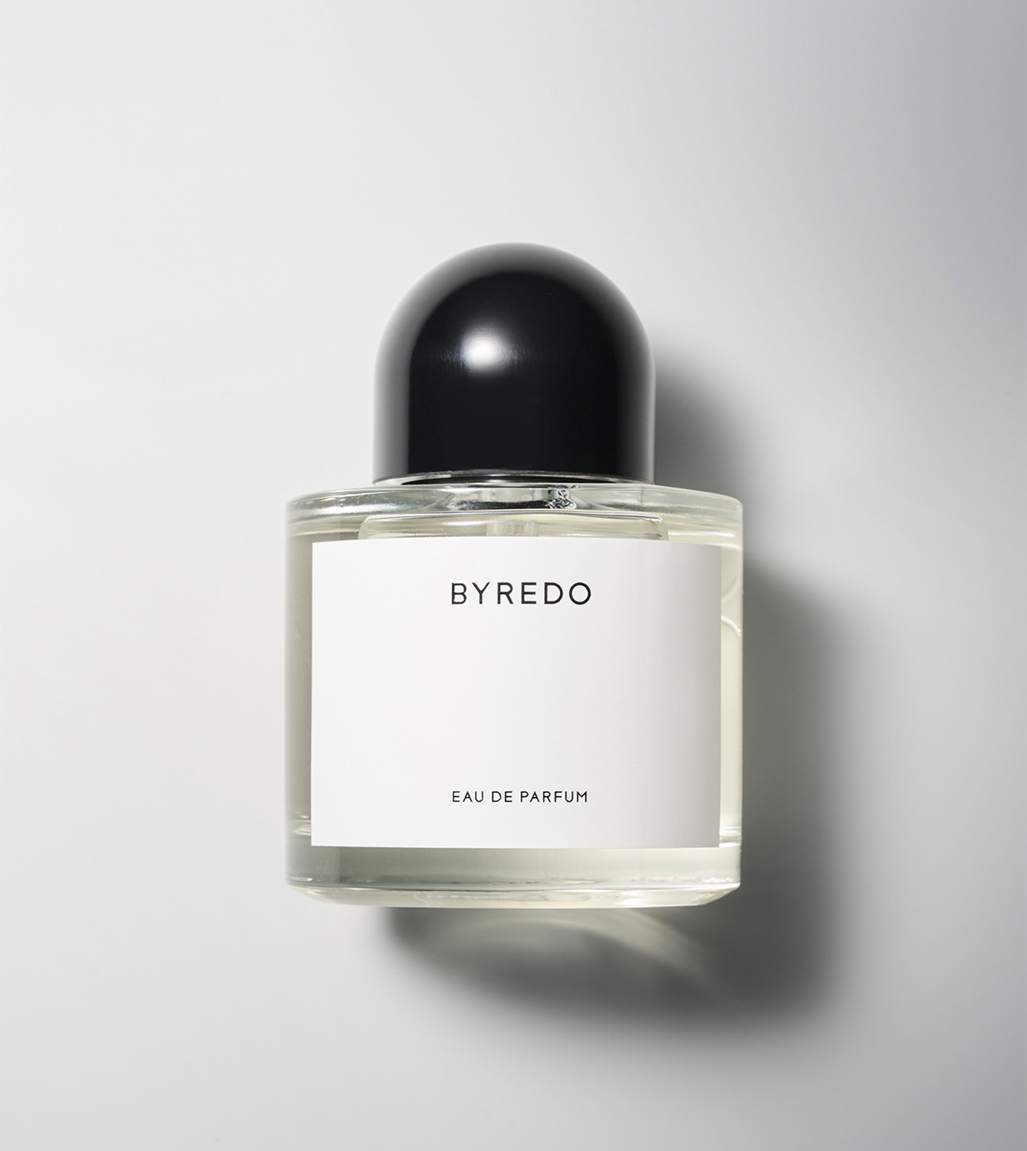 BYREDO無標題淡香精只有一張純白無暇的標籤。100ml / NT$7,200（10/10 APOTHECARY提供）