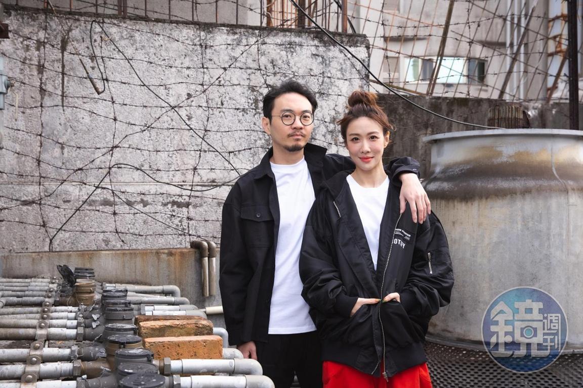 監製金百倫(右)與導演程偉豪在電影拍攝與行銷上不斷嘗試新方法。