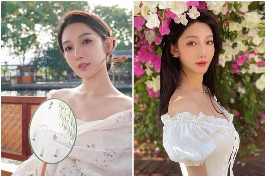 網紅「都美竹」因踢爆人氣歌手吳亦凡淫亂史後,知名度大幅提升,轉戰演藝圈。(翻攝自都美竹微博)