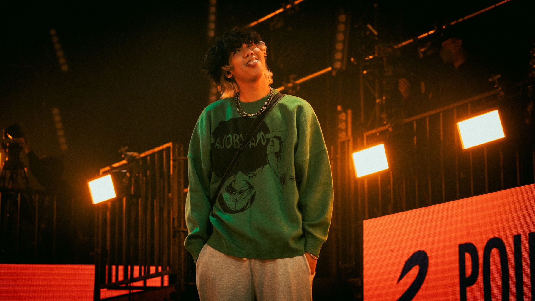 趙翊帆參加選秀比賽因忘詞慘遭淘汰。（三立提供）