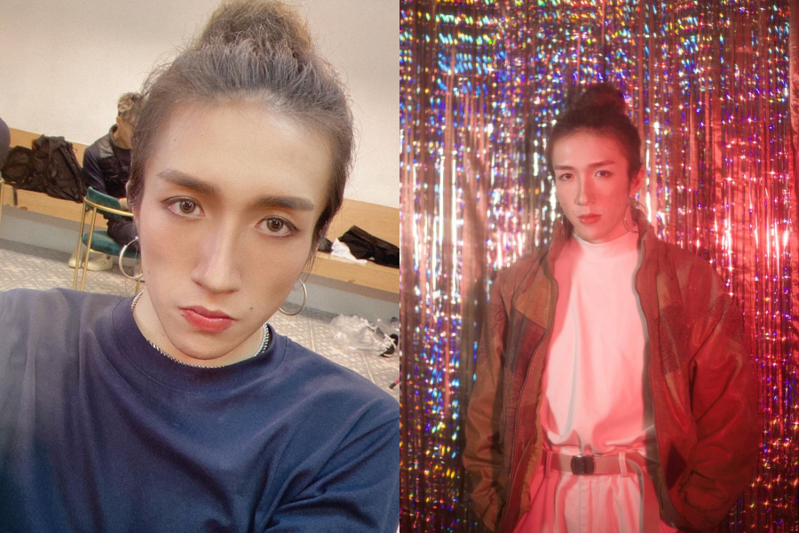 香港舞者李啟言（阿Mo）去年參與男團MIRROR演唱會時，遭螢幕擊中頭部，重傷送醫。（翻攝自@momo.lky IG）