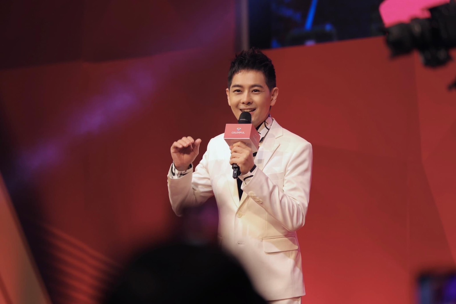 林志穎出席代言品牌春酒。（翻攝自林志穎 Jimmy Lin臉書）