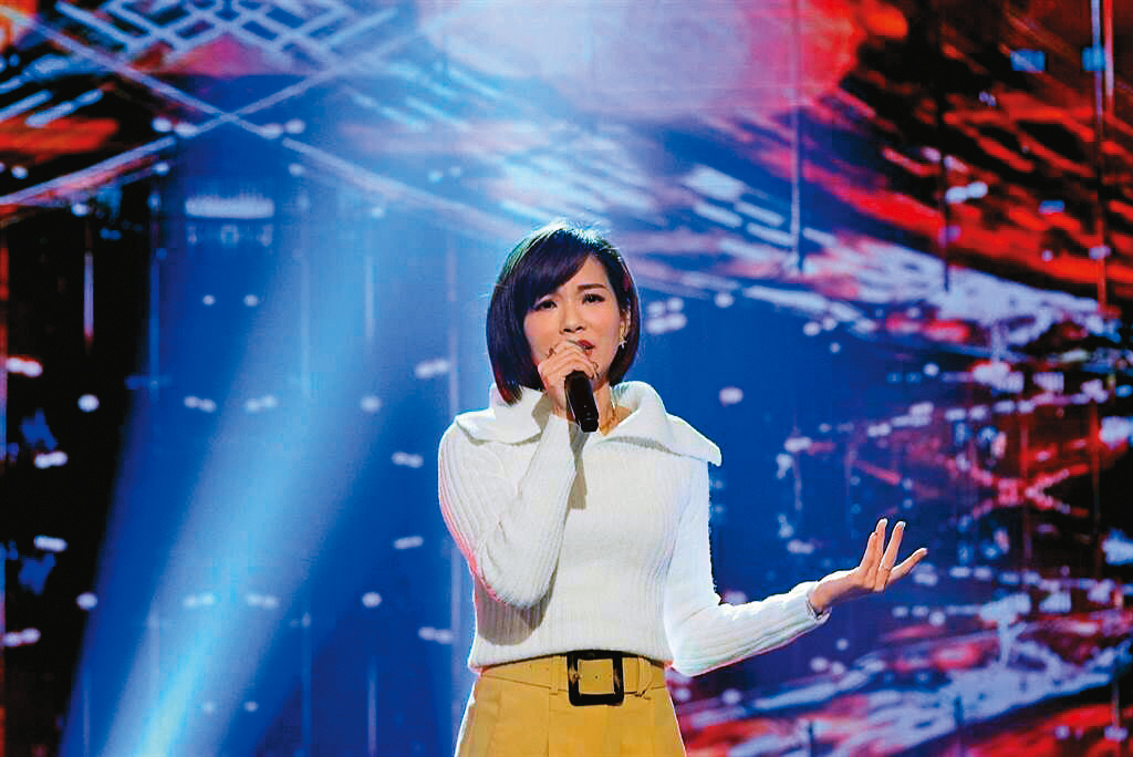 林佳儀當年以歌手身分出道。(民視提供)