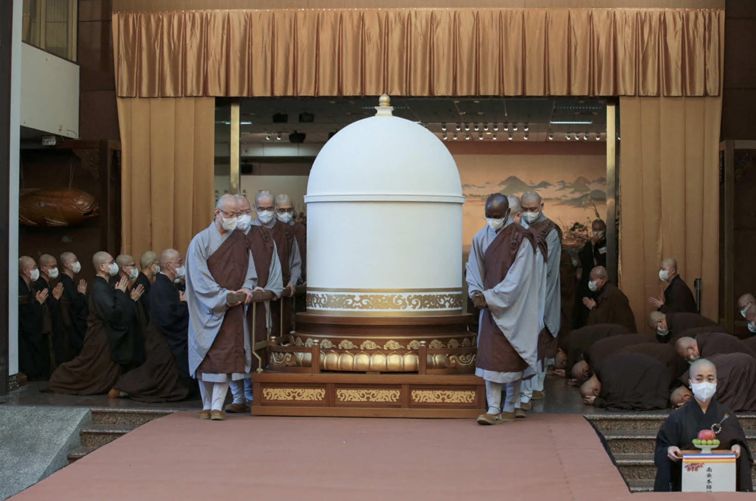 佛光山今日上午舉行「星雲大師圓寂讚頌典禮」（本刊資料照）