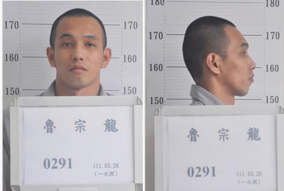 花蓮外役監受刑人魯宗龍脫逃，稍早於汐止網咖落網。（翻攝刑事警察局官網）