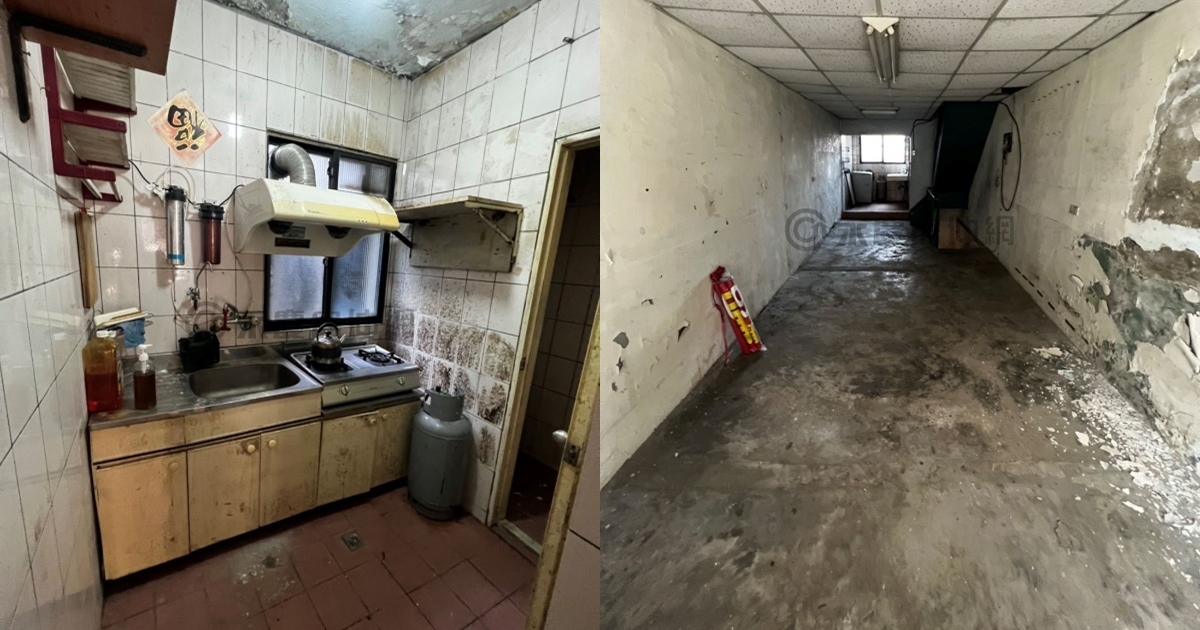 有網友在房仲網上看到如廢墟的房子，竟要價4,500萬，引發熱議。（翻攝自永慶房仲網）