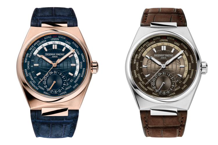 康斯登(FREDERIQUE CONSTANT)成立35週年,推出以Highlife Worldtimer自製機芯世界時區腕錶為基礎的二個紀念錶款。