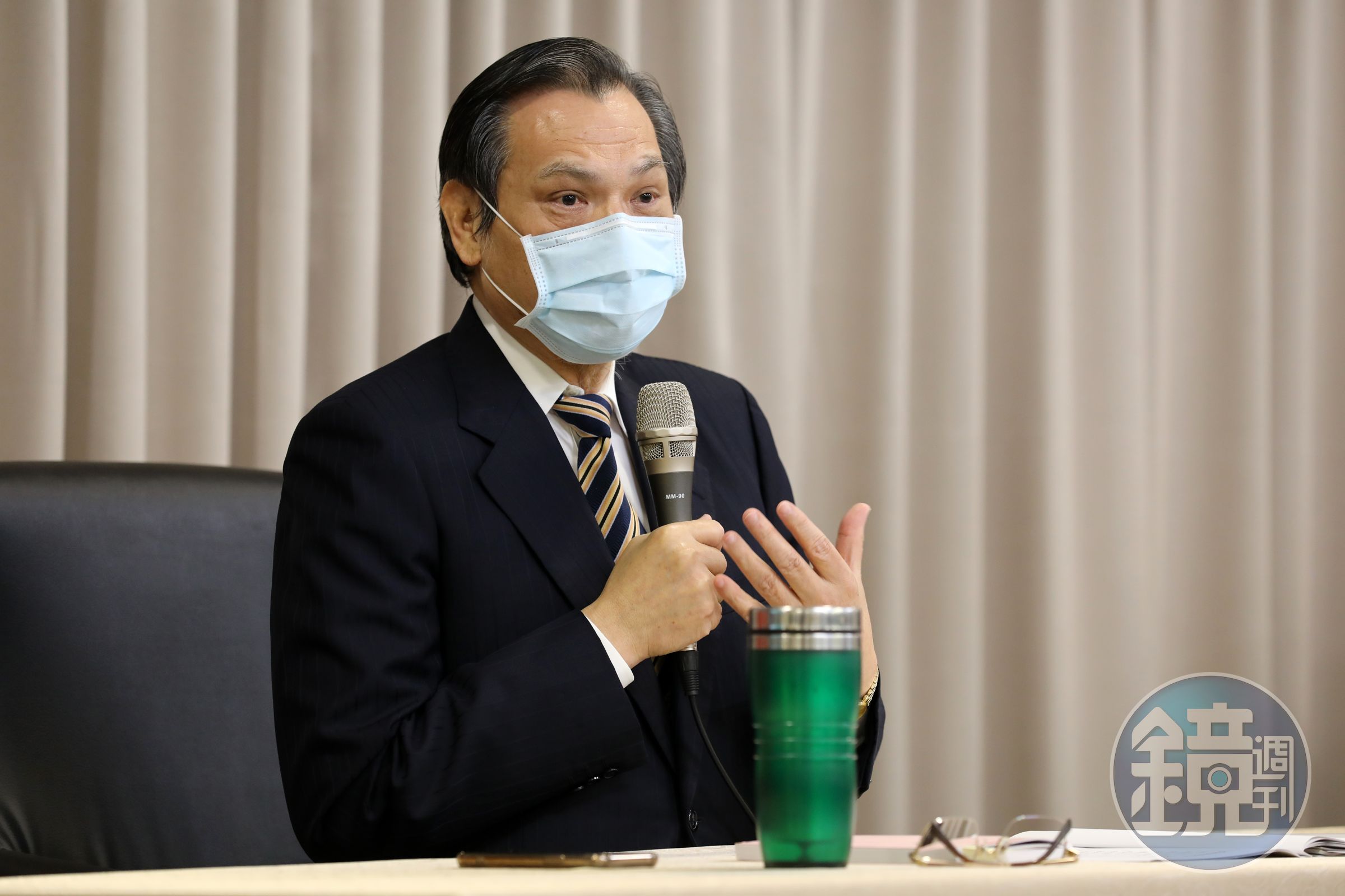 林智堅的論文指導教授陳明通，仍堅持林智堅沒有抄襲。（本刊資料照）