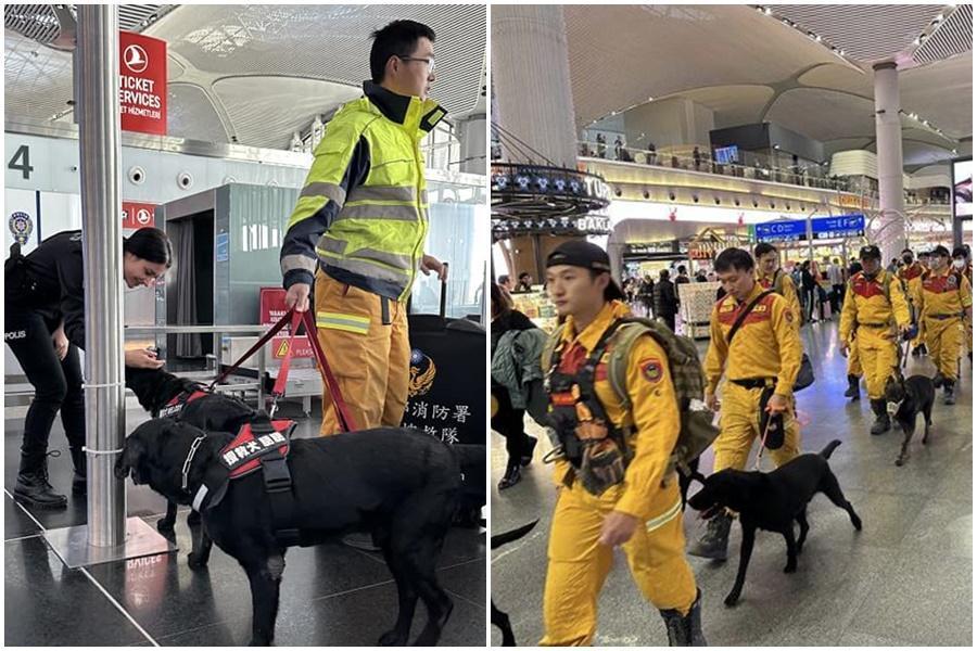 台灣搜救隊與超級狗英雄們將返台。(翻攝自Taiwan in Türkiye 駐土耳其代表處臉書)