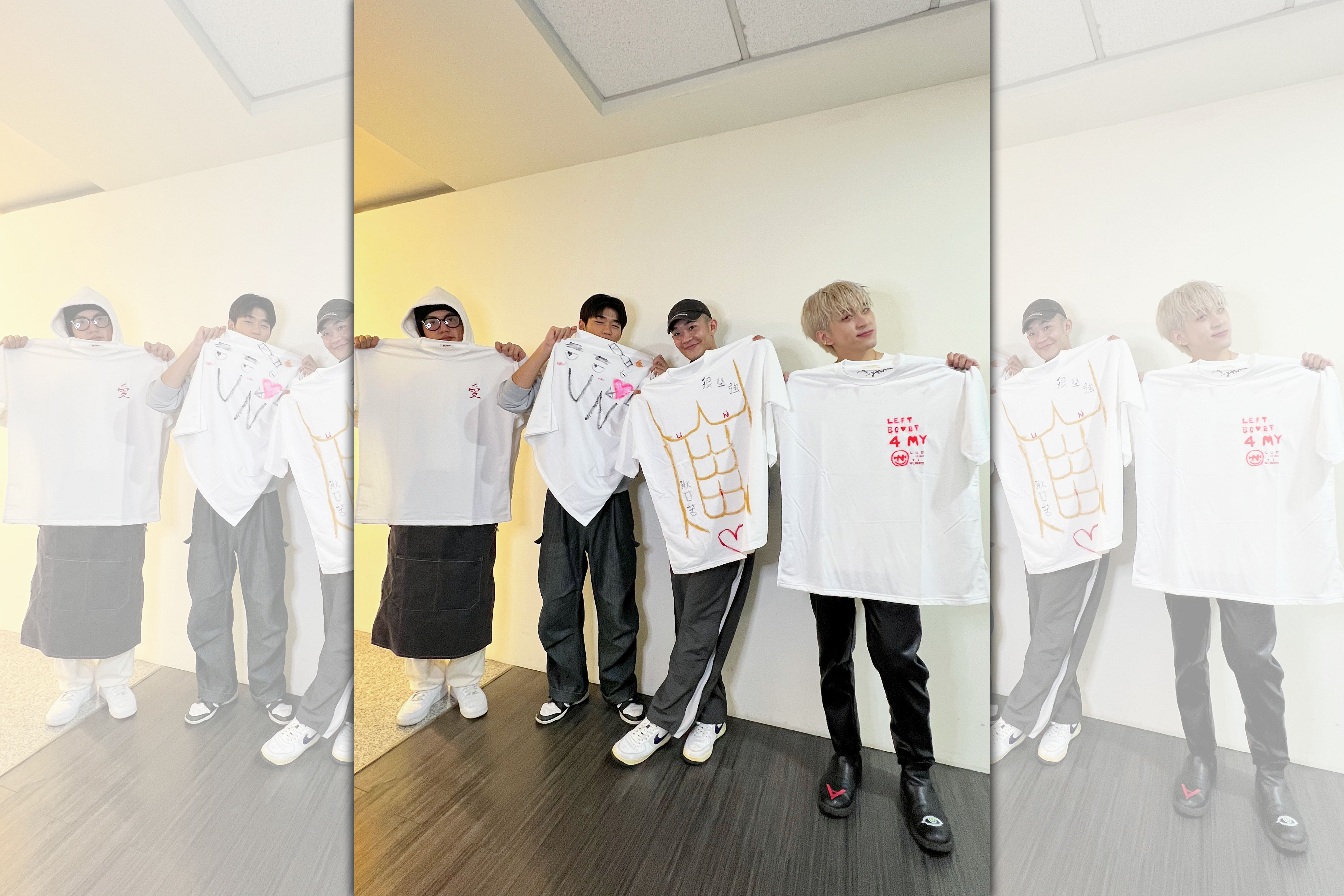 U:NUS首支單曲奪華語嘻哈五榜冠軍！情人節祭手繪驚喜感謝歌迷。（滾石唱片提供）