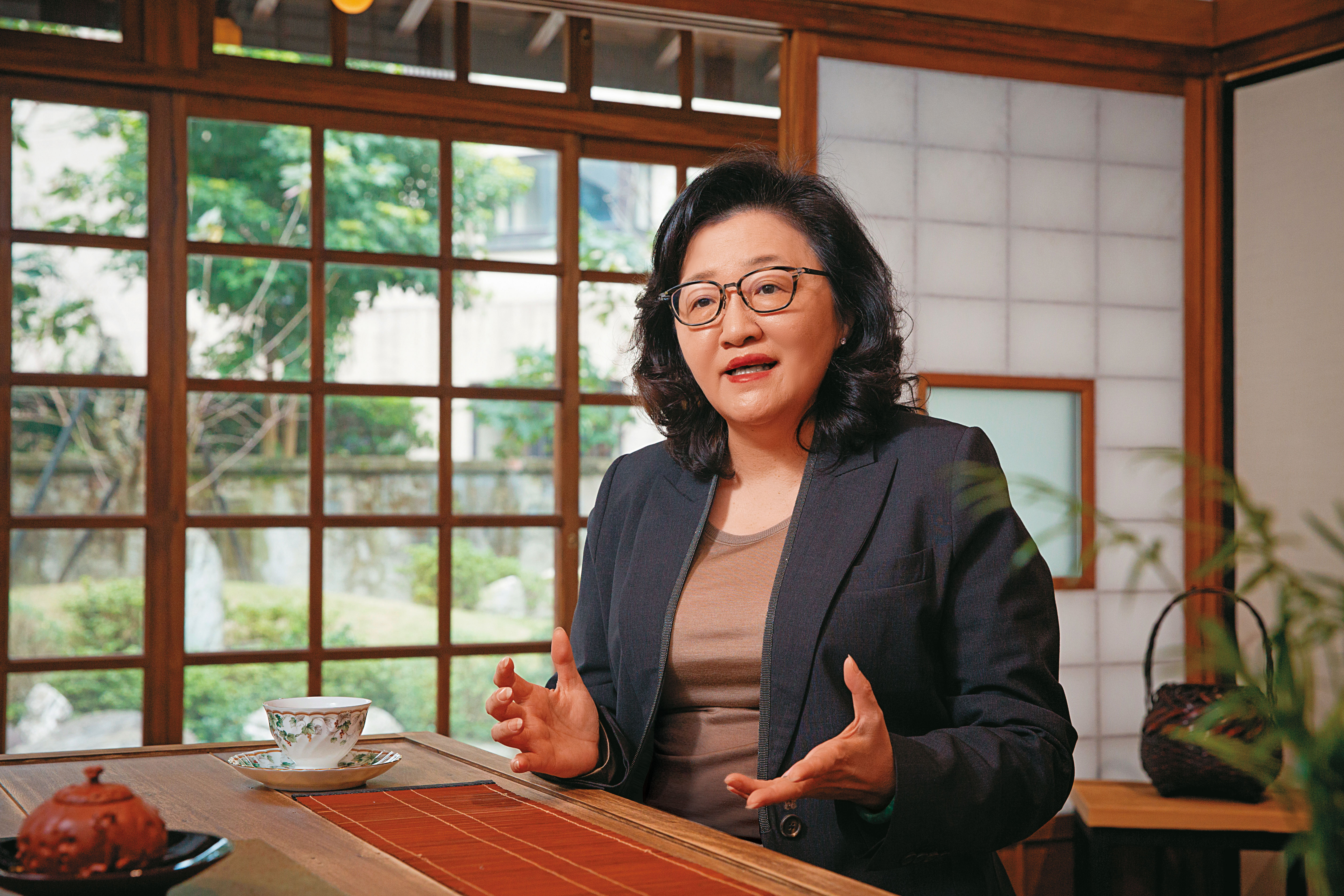 力麒建設董事長郭淑珍近年投入老宅重生，修復哲學大師方東美故居為東美院是她最新力作。