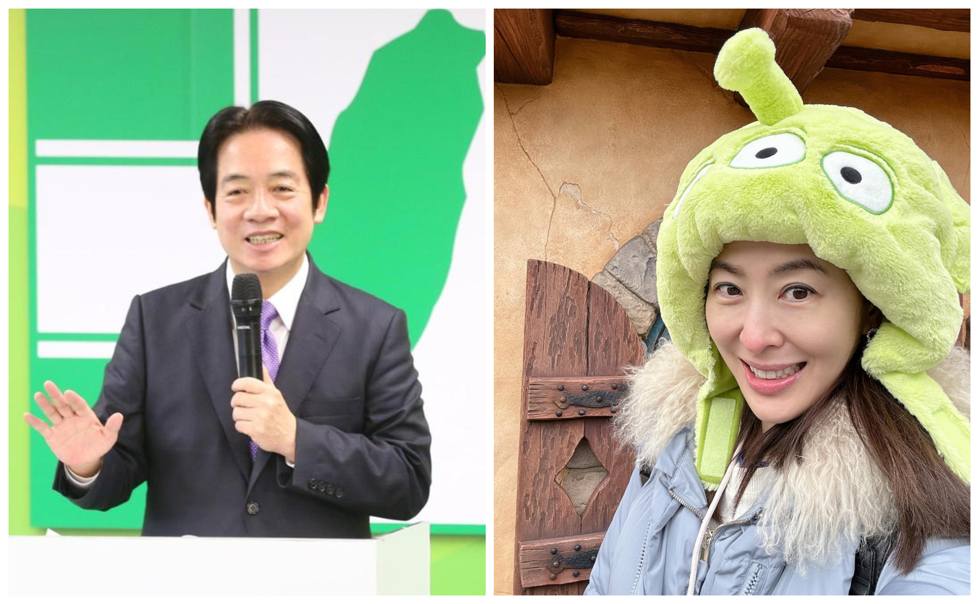 賴清德（左圖）否認找賈永婕（右圖）當副手。（本刊資料照、翻攝賈永婕臉書）