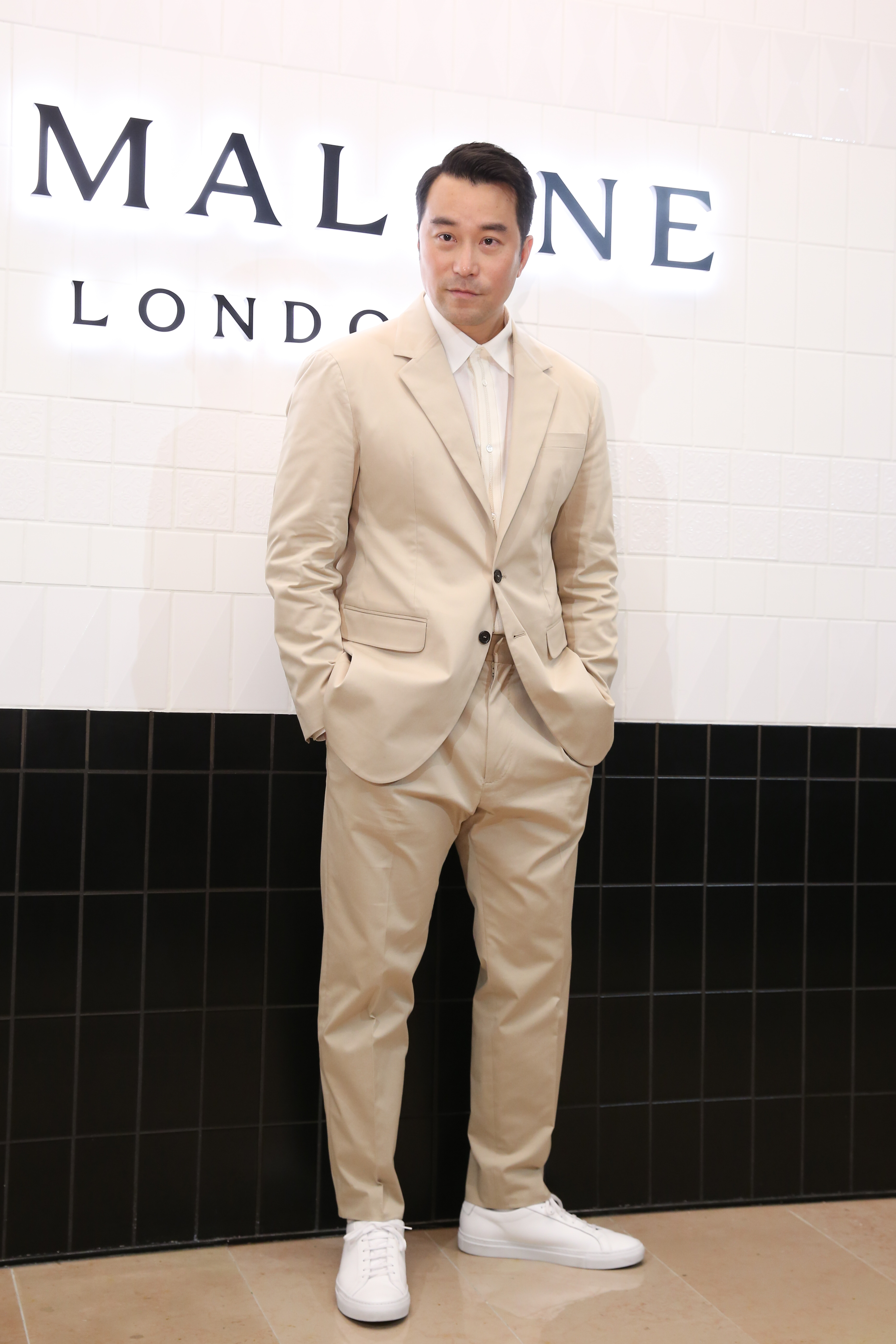 張孝全現身Jo Malone London的台北101的全球旗艦店開幕。