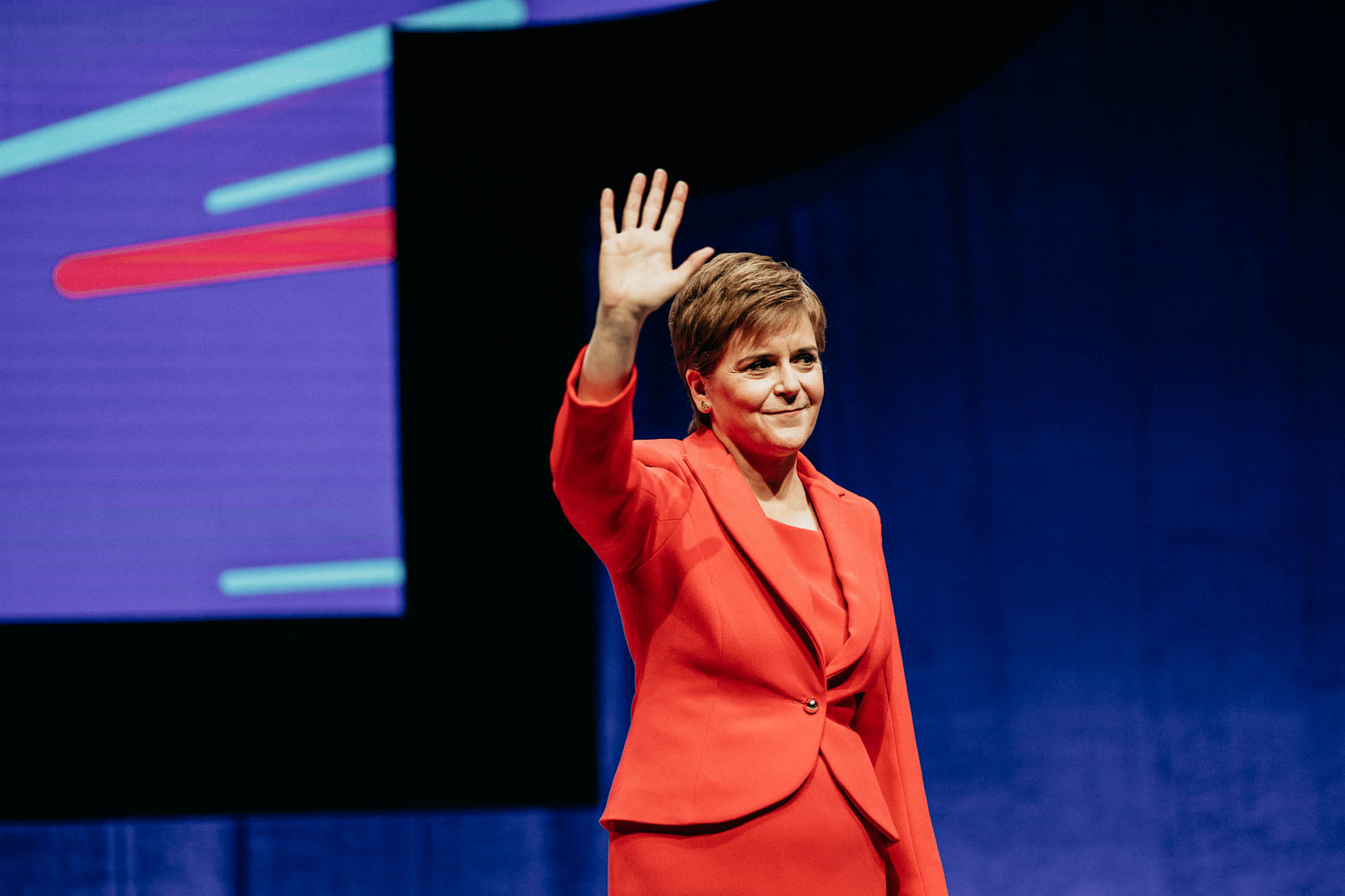 蘇格蘭民族黨黨魁、首席大臣施特金，近日宣布請辭震撼政壇。（翻攝自@theSNP Twitter）