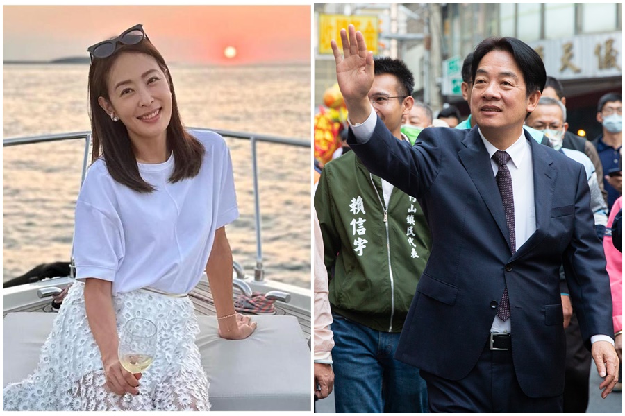 黃光芹分享趣聞「賴清德（右）找賈永婕（左）當副手」遭到打臉，她在臉書還原事件經過。（左圖翻攝自賈永婕臉書，右圖本刊資料照）