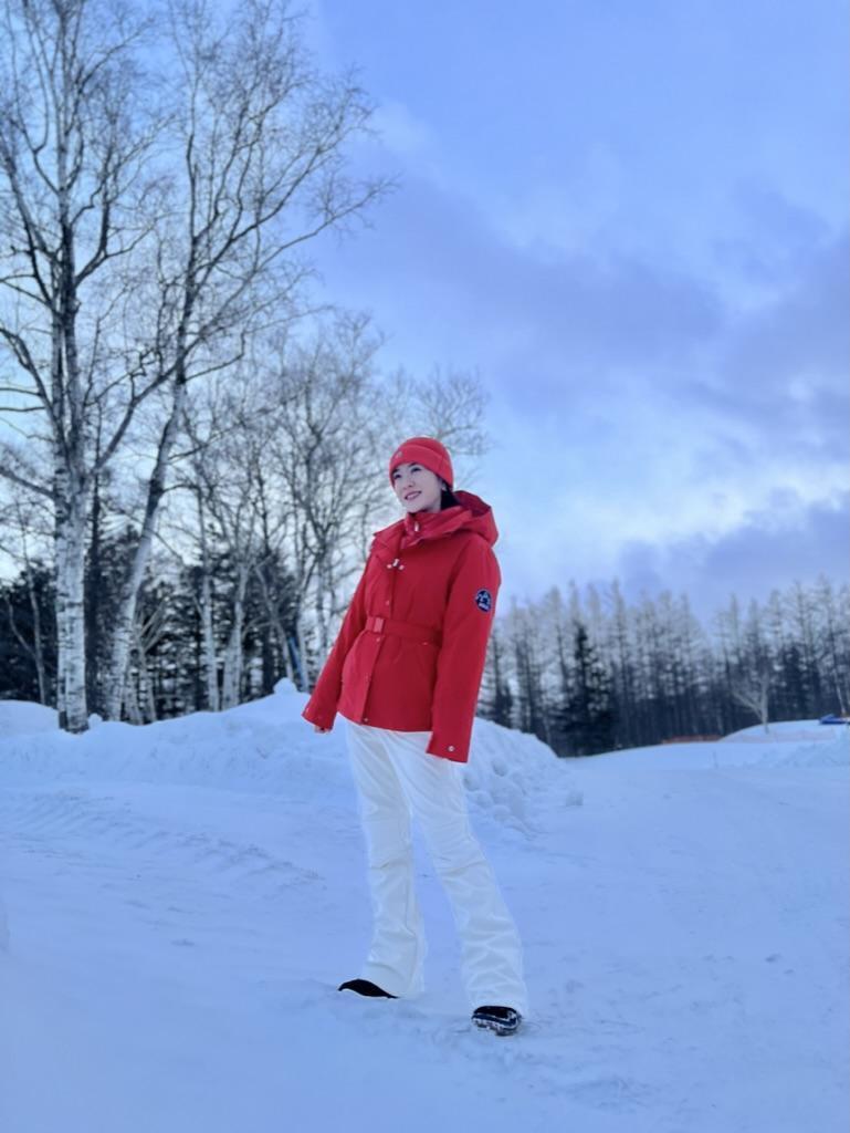 楊千霈趁疫情趨緩規劃北海道旅遊。（楊千霈提供）