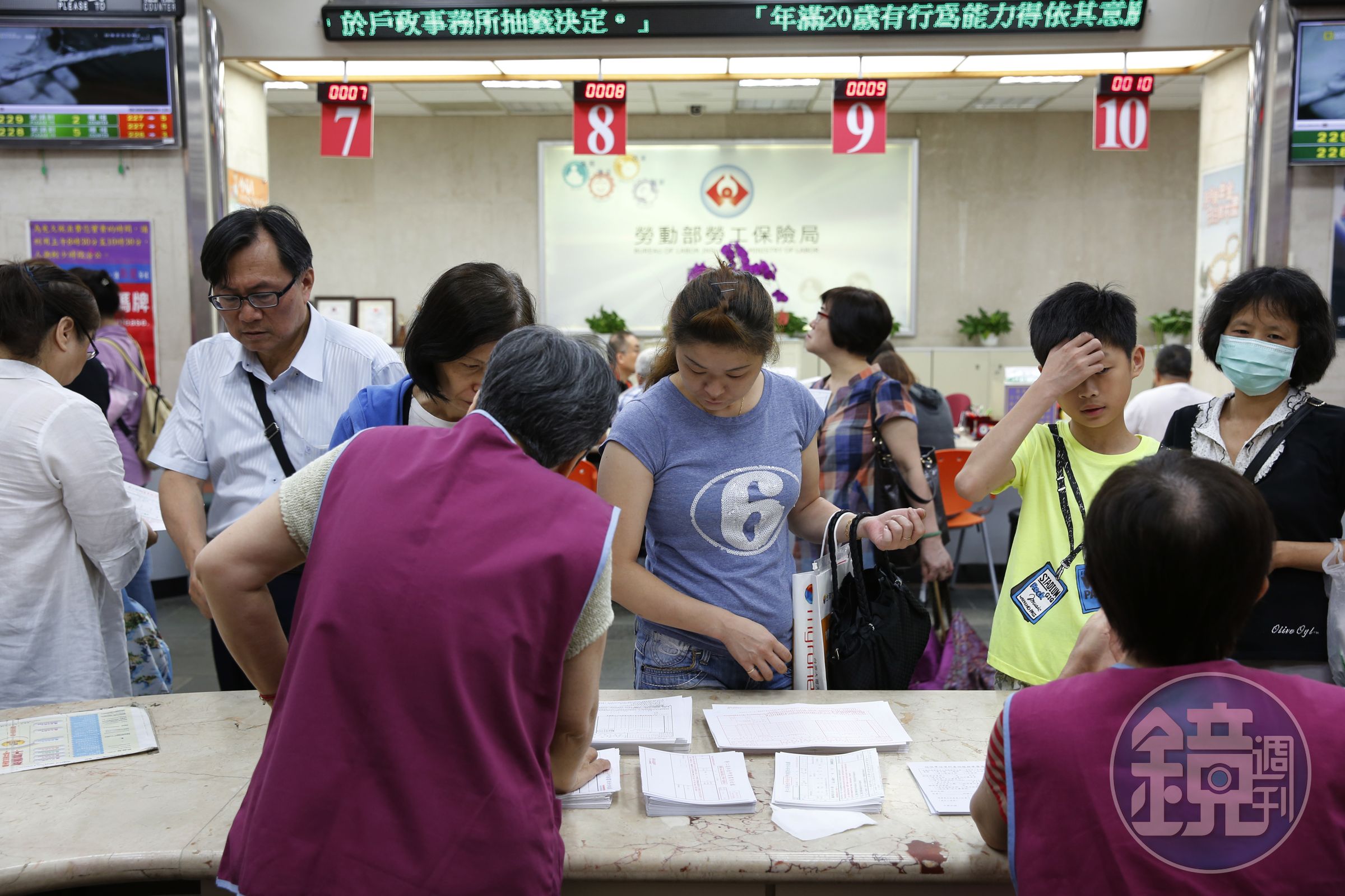 勞保2022年收支產生赤字386億,民眾擔心破產年限恐提前。(示意圖,本刊資料照)
