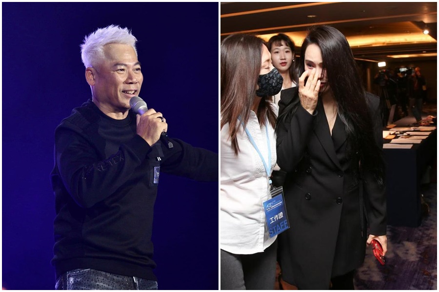 劉文正逝世噩耗昨天一出，包括愛徒巫啟賢（左）、伊能靜（右）都無法接受，今天驚傳恩師沒死，2人皆發聲。（左圖翻攝自啟賢家族國際粉絲團臉書，右圖本刊資料照）