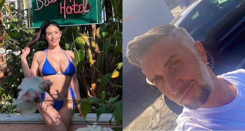 AV女優安吉拉拍片突送醫,這讓男優基朗相當內疚。(圖:IG@theangelawhite;IG@sirkeiranlee)
