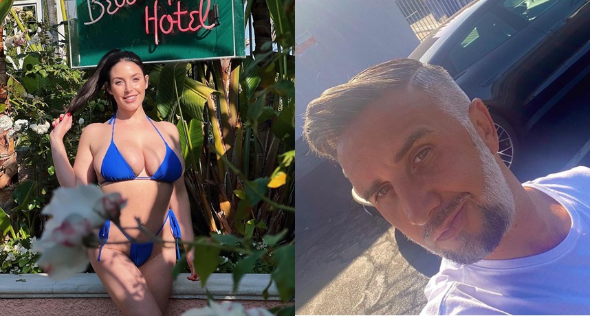 AV女優安吉拉拍片突送醫,這讓男優基朗相當內疚。(圖:IG@theangelawhite;IG@sirkeiranlee)