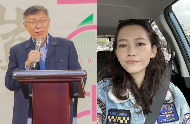 吳欣岱（右）痛批柯文哲（左）。（翻攝自吳欣岱、柯文哲臉書）