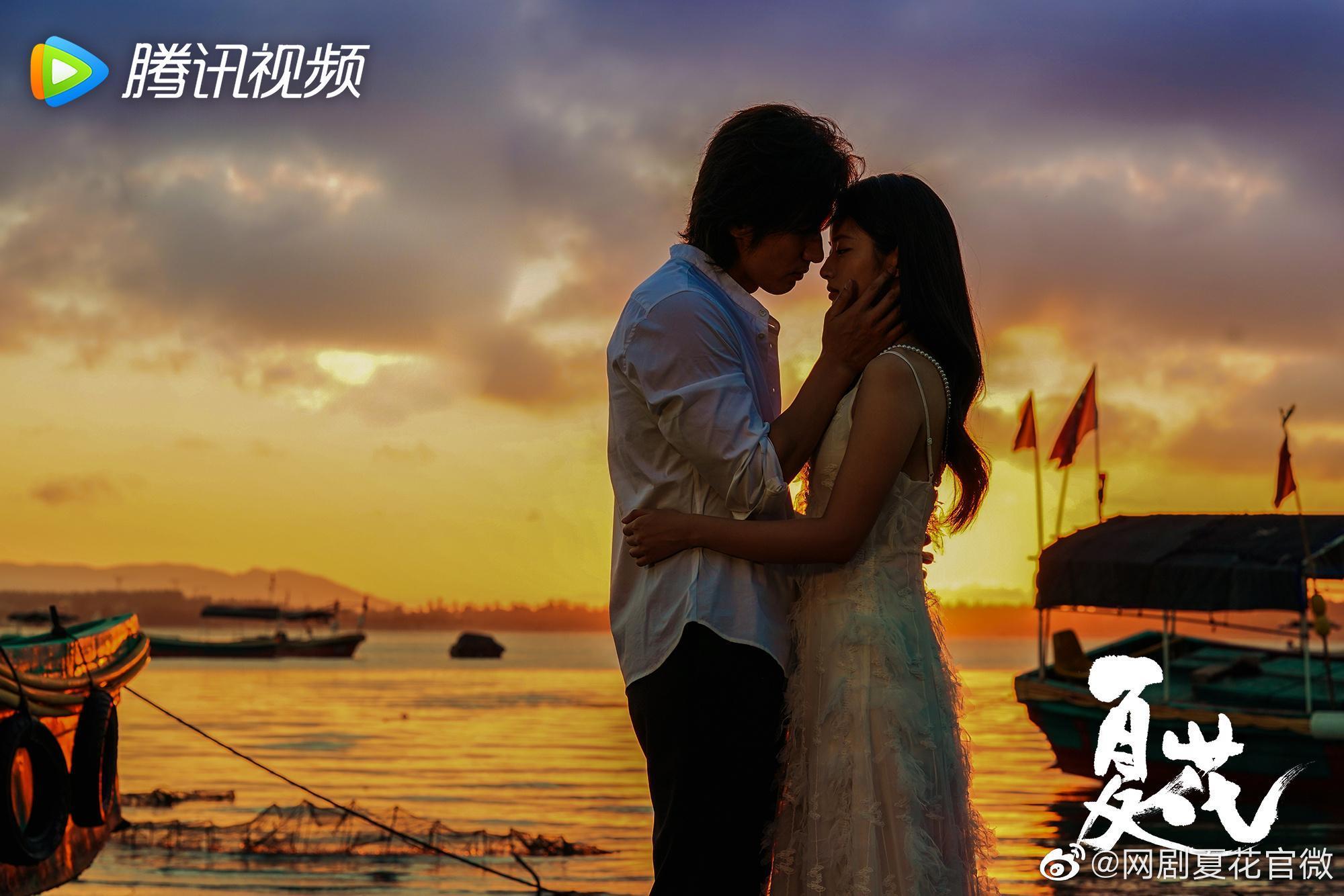 言承旭新劇《夏花》再談叔姪戀,與現年僅25歲的女星徐若晗配對,兩人相差21歲。(網劇夏花官微)