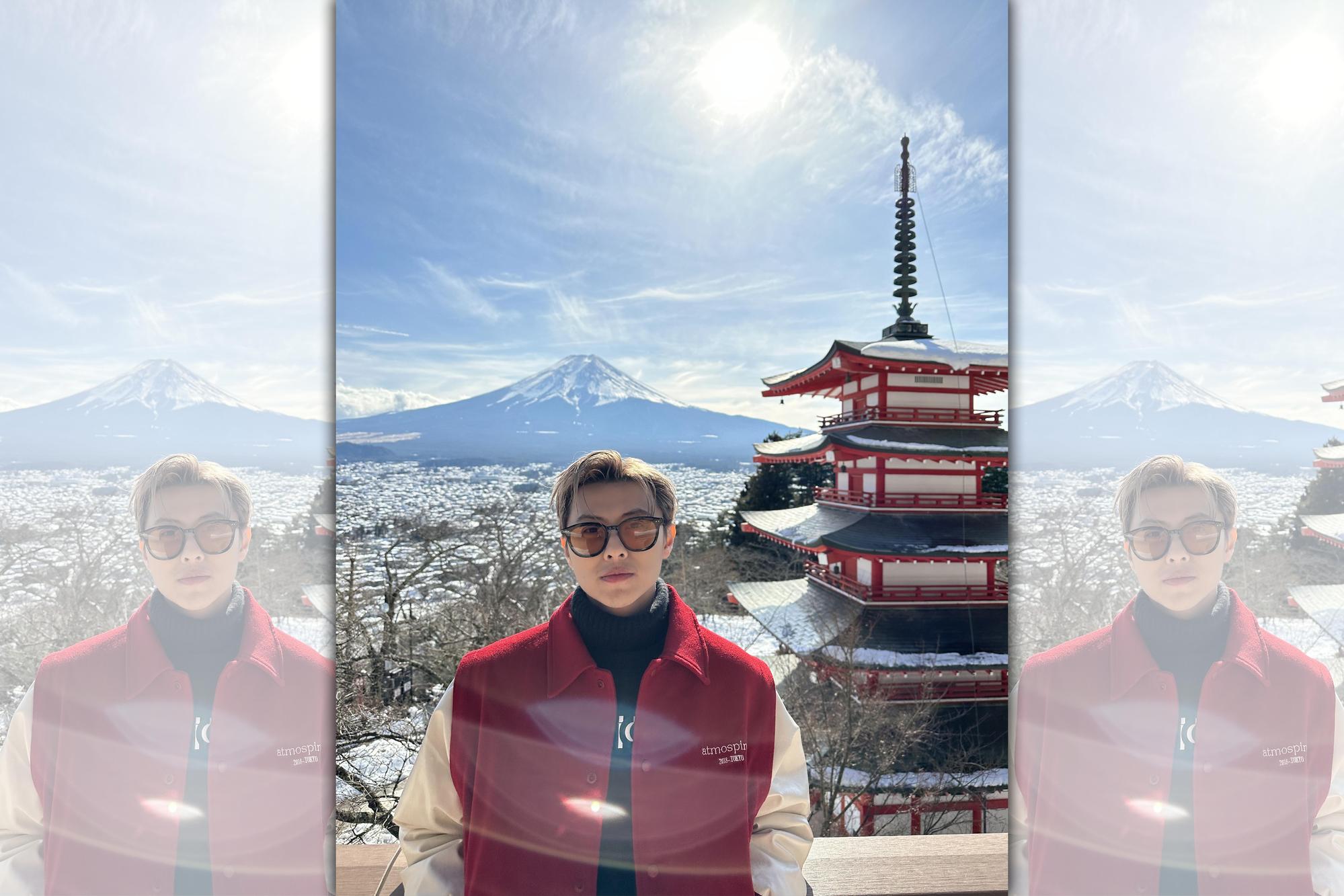 王子趁年後開工前到日本旅遊。(喜鵲娛樂提供)