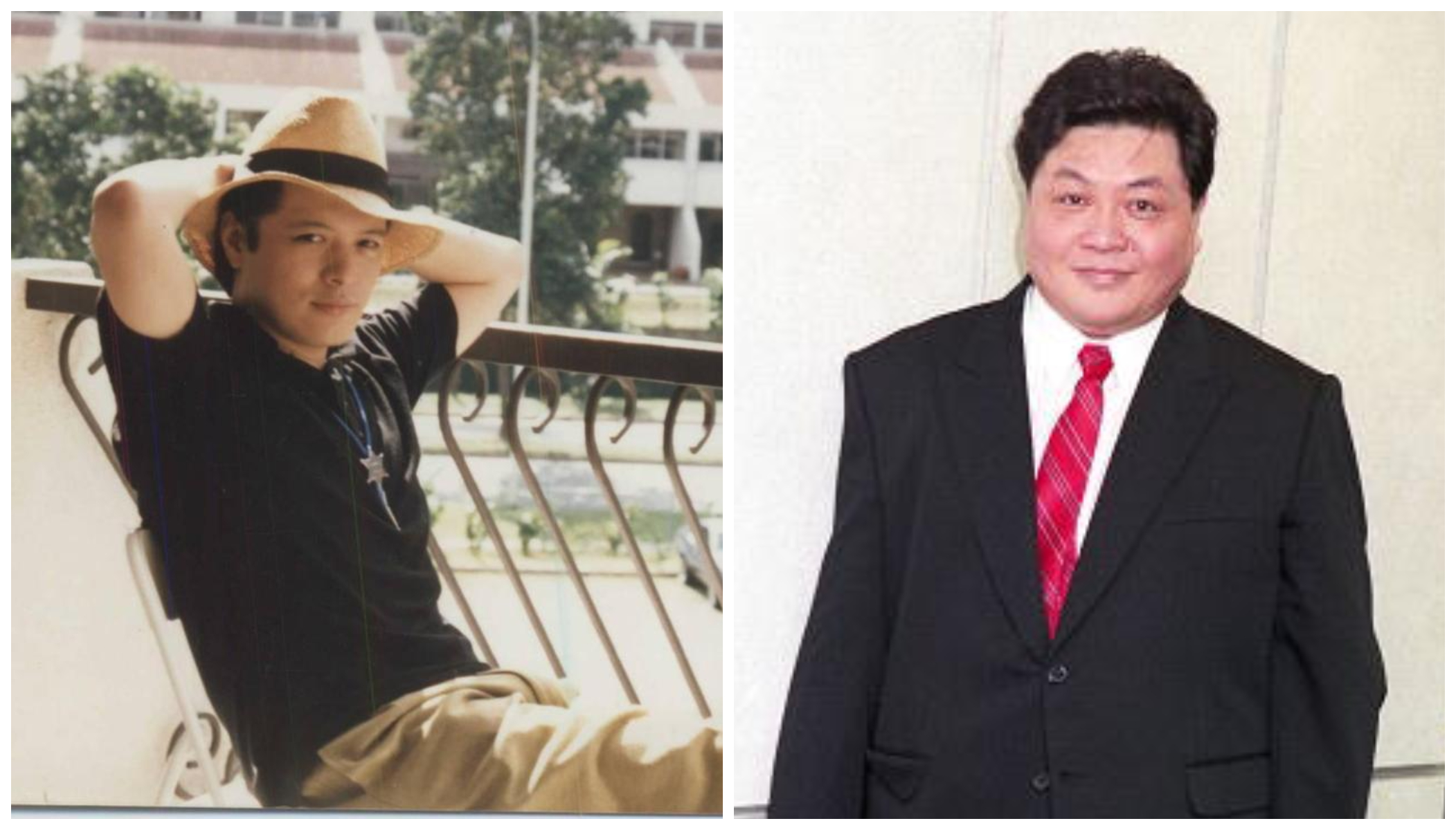 劉文正（左圖）被夏順玉（右圖）瞎傳烏龍死訊。（台視提供、翻攝典藏台灣）