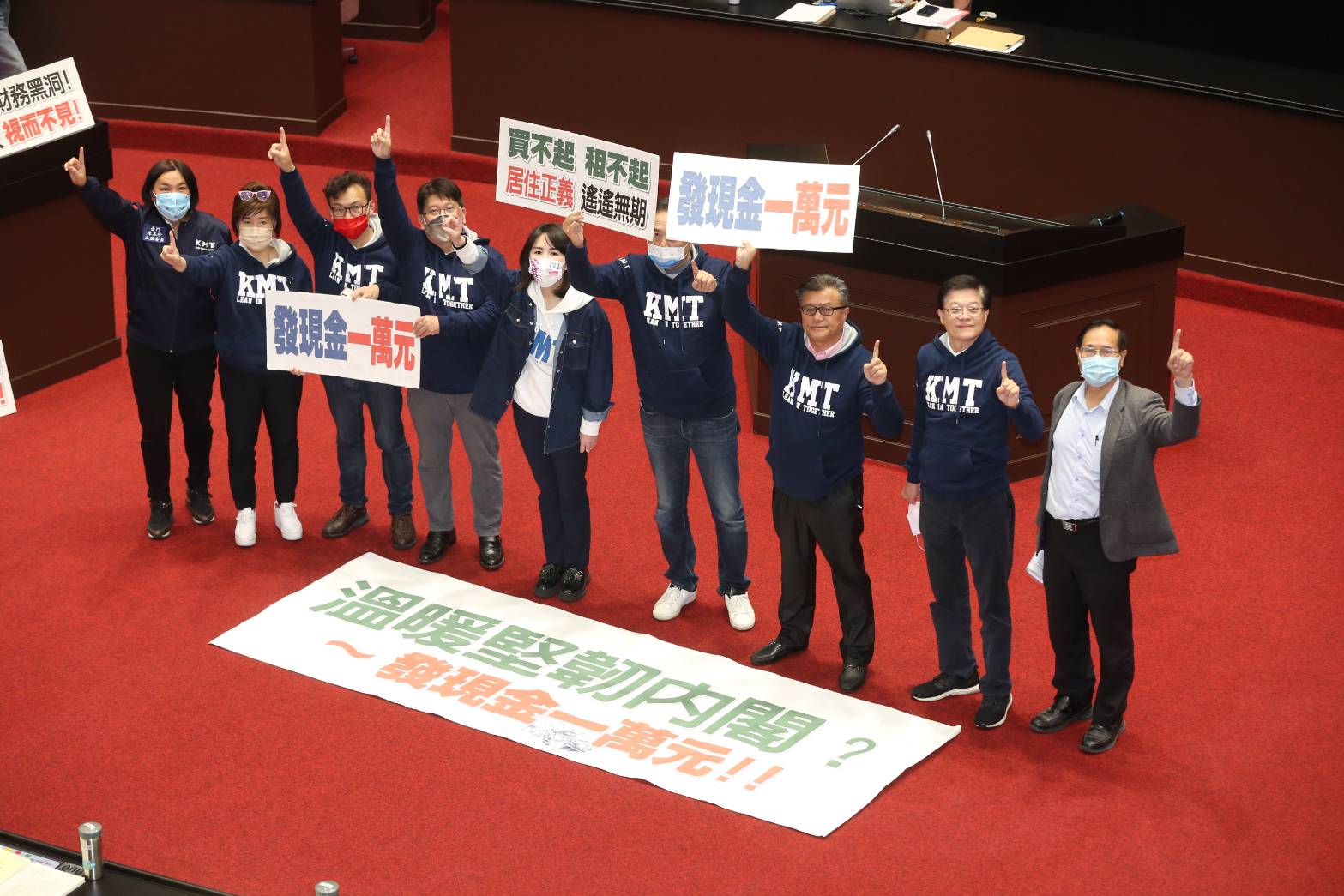 立院國民黨團今天進行杯葛。