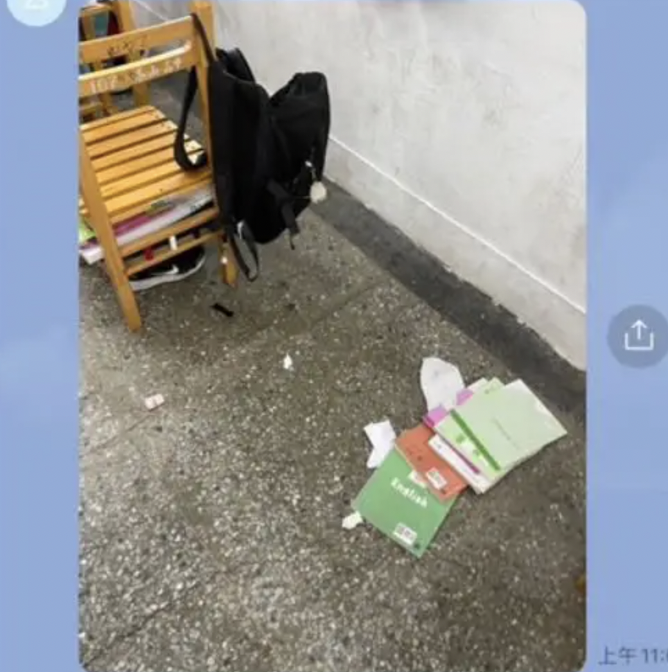 原po心痛發文,表示弟弟遭同學霸凌。(截圖自Dard)