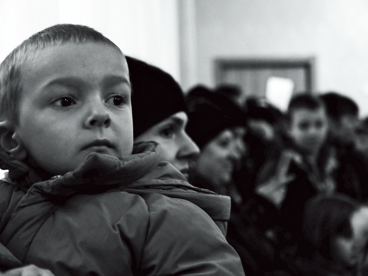 烏俄戰爭這1年來，惠美拍了不少烏克蘭兒童的照片。（惠美提供）