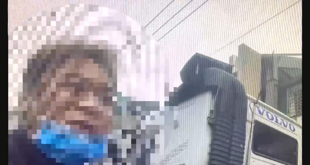 警方循線找到肇事駕駛，依法開罰。（翻攝畫面）