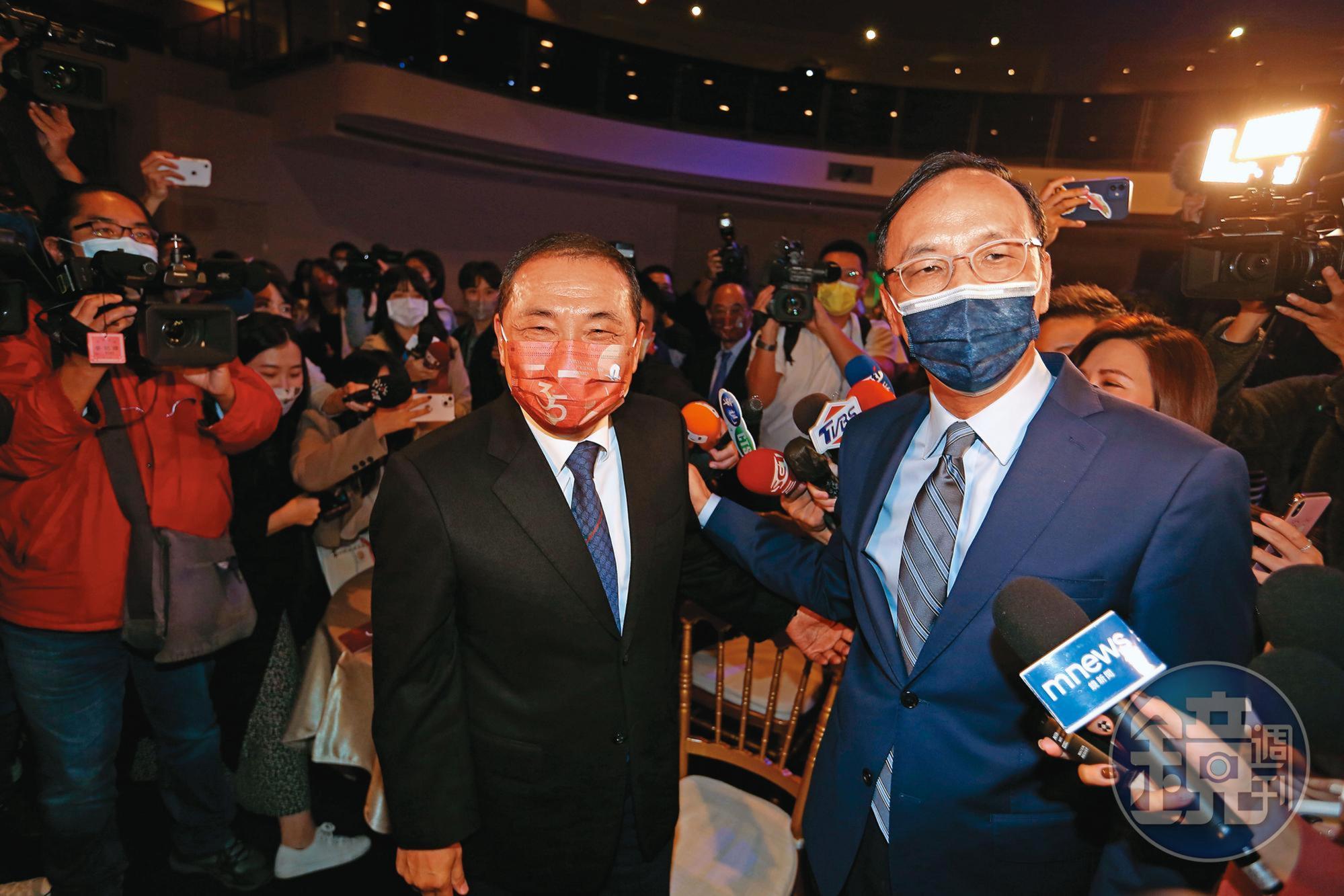郭台銘躁進表態參選，意外打亂朱立倫布局選局的算盤，還一度掀起「卡侯」陰謀論。